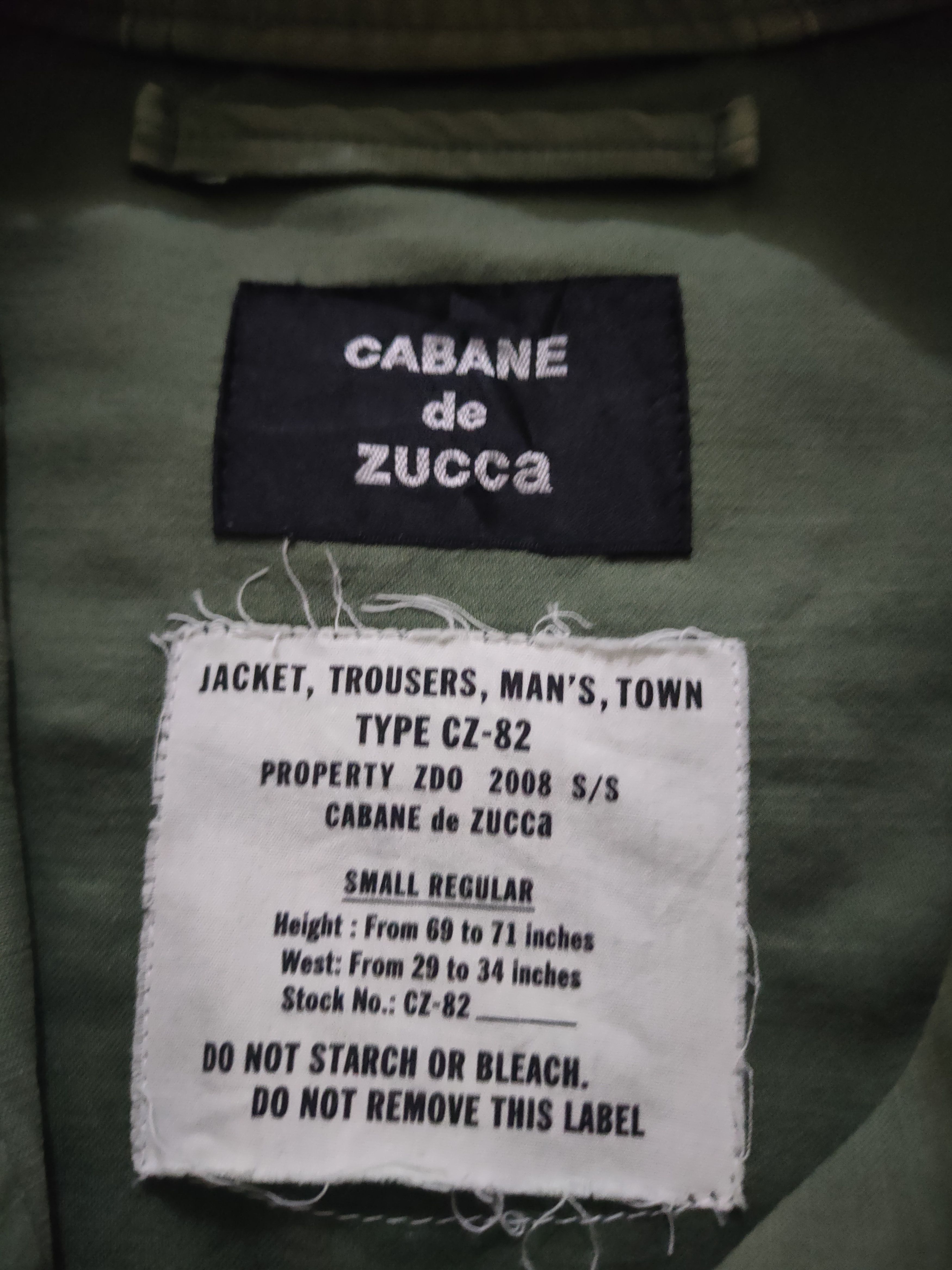 CABANE de ZUCCa Type CZ-82 Cabane De Zucca Hoodie Long Jacket Army Style Size US L / EU 52-54 / 3 - 3 Thumbnail