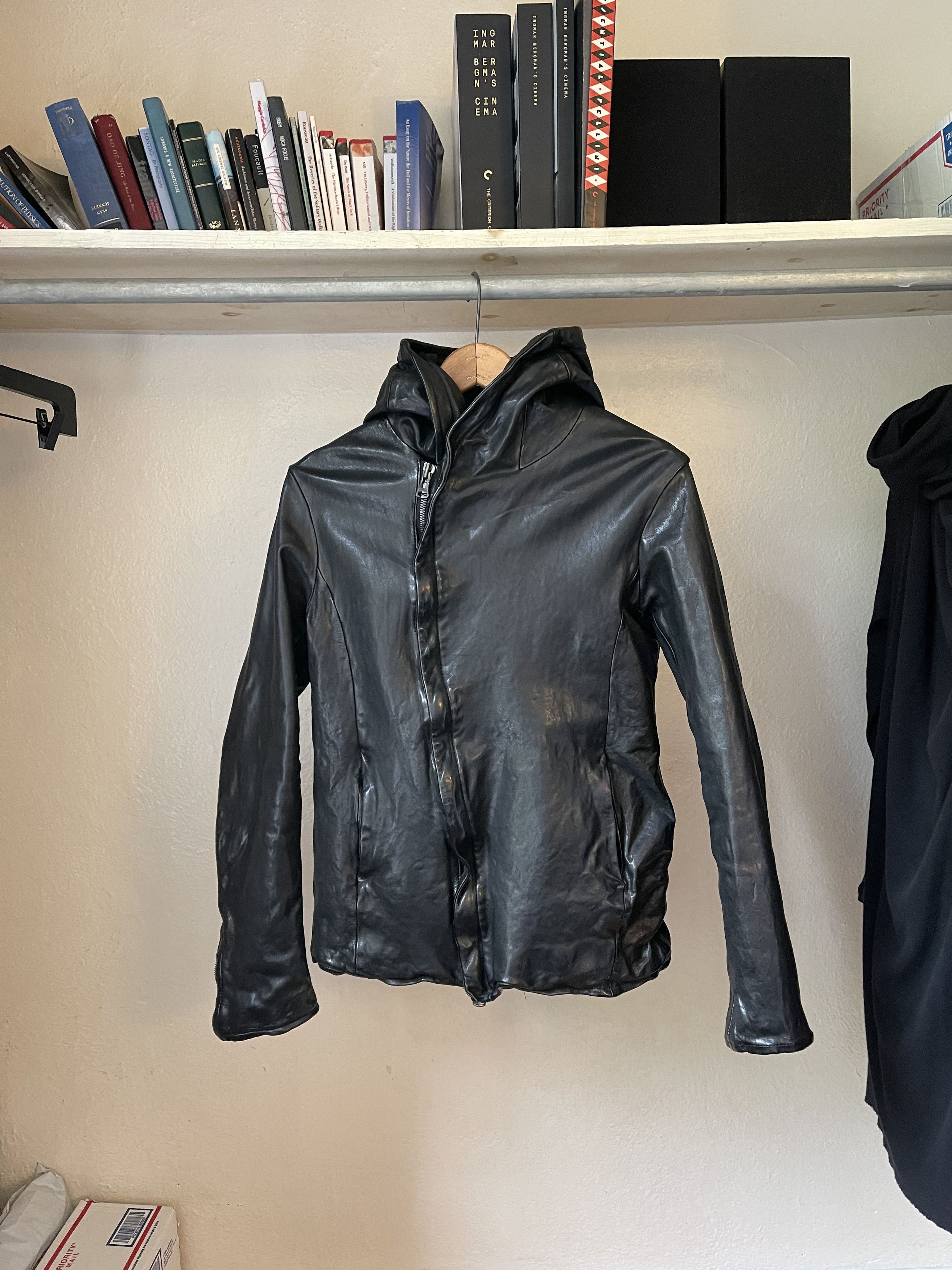 Isamu Katayama Backlash Pony Leather Hooded Jacket Size US L / EU 52-54 / 3 - 1 Thumbnail