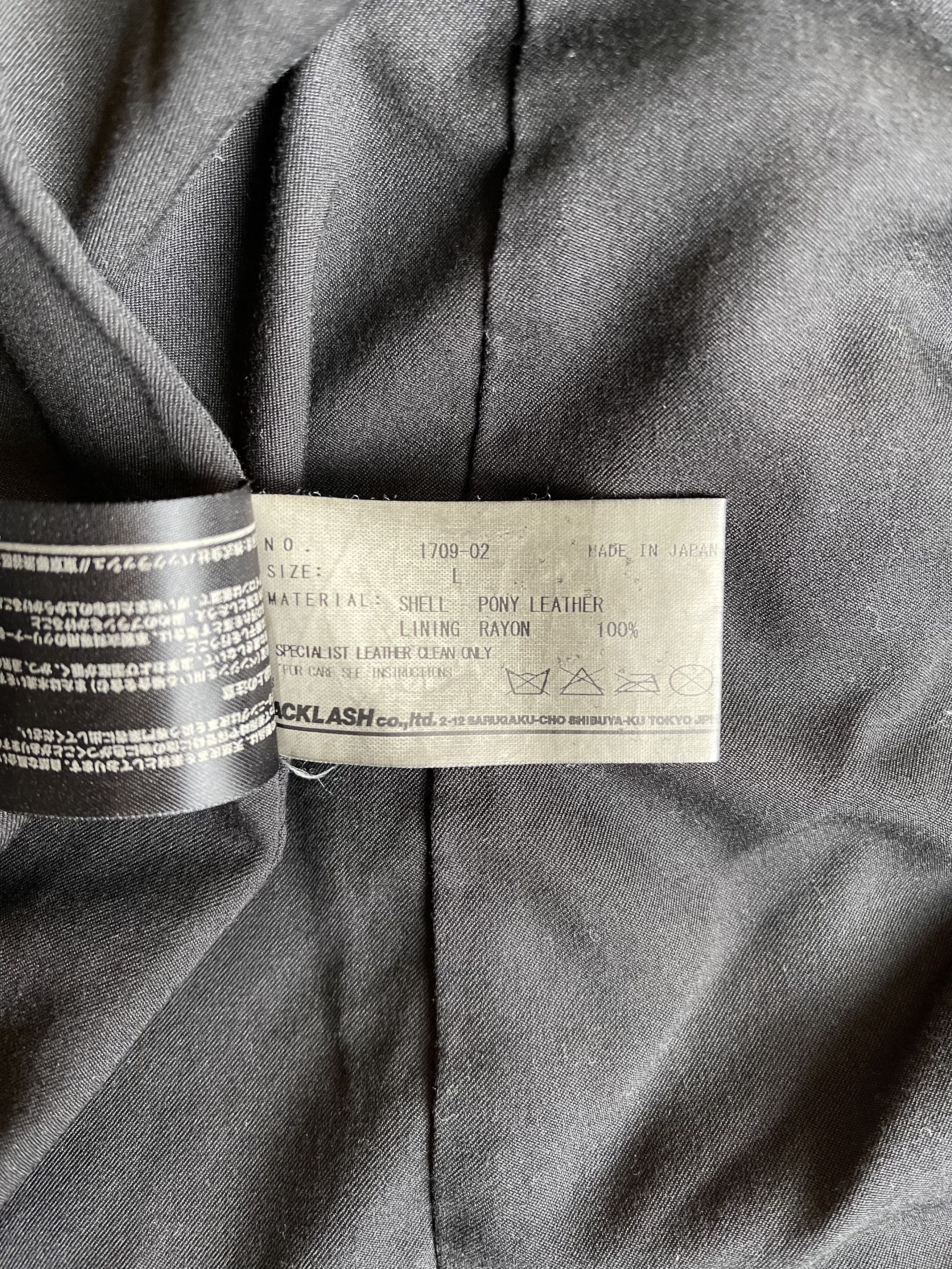 Isamu Katayama Backlash Pony Leather Hooded Jacket Size US L / EU 52-54 / 3 - 4 Thumbnail