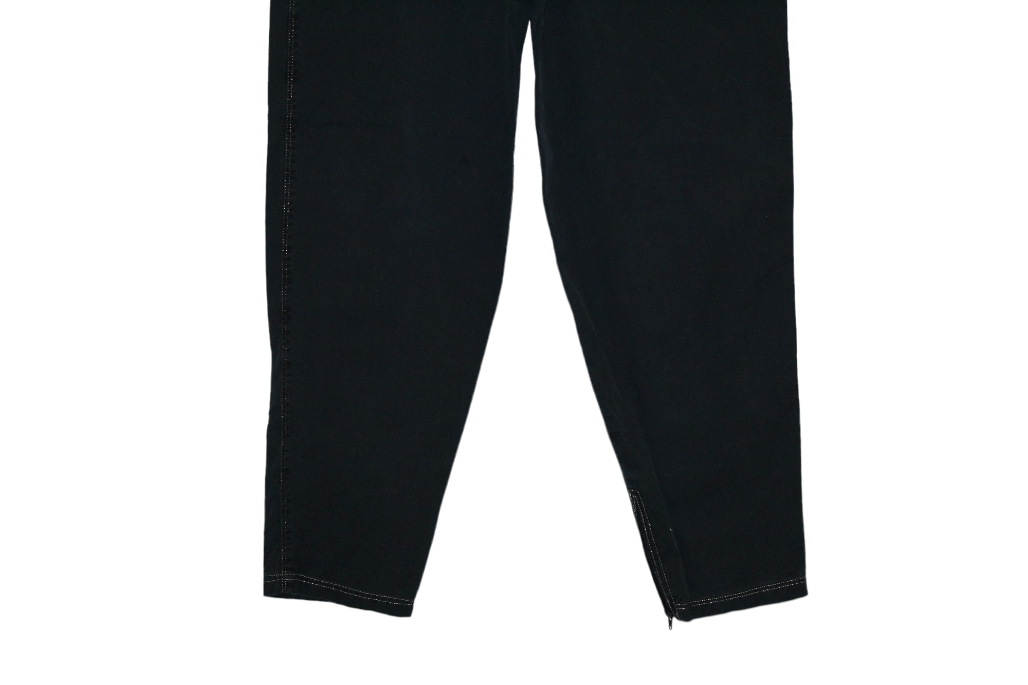 Versace 💥 Earlie Versus Gianni Versace Cropped Zip Pant Lurex Trim Size 28" / US 6 / IT 42 - 9 Thumbnail