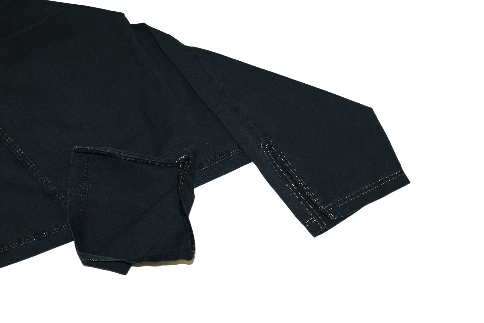 Versace 💥 Earlie Versus Gianni Versace Cropped Zip Pant Lurex Trim Size 28" / US 6 / IT 42 - 10 Thumbnail