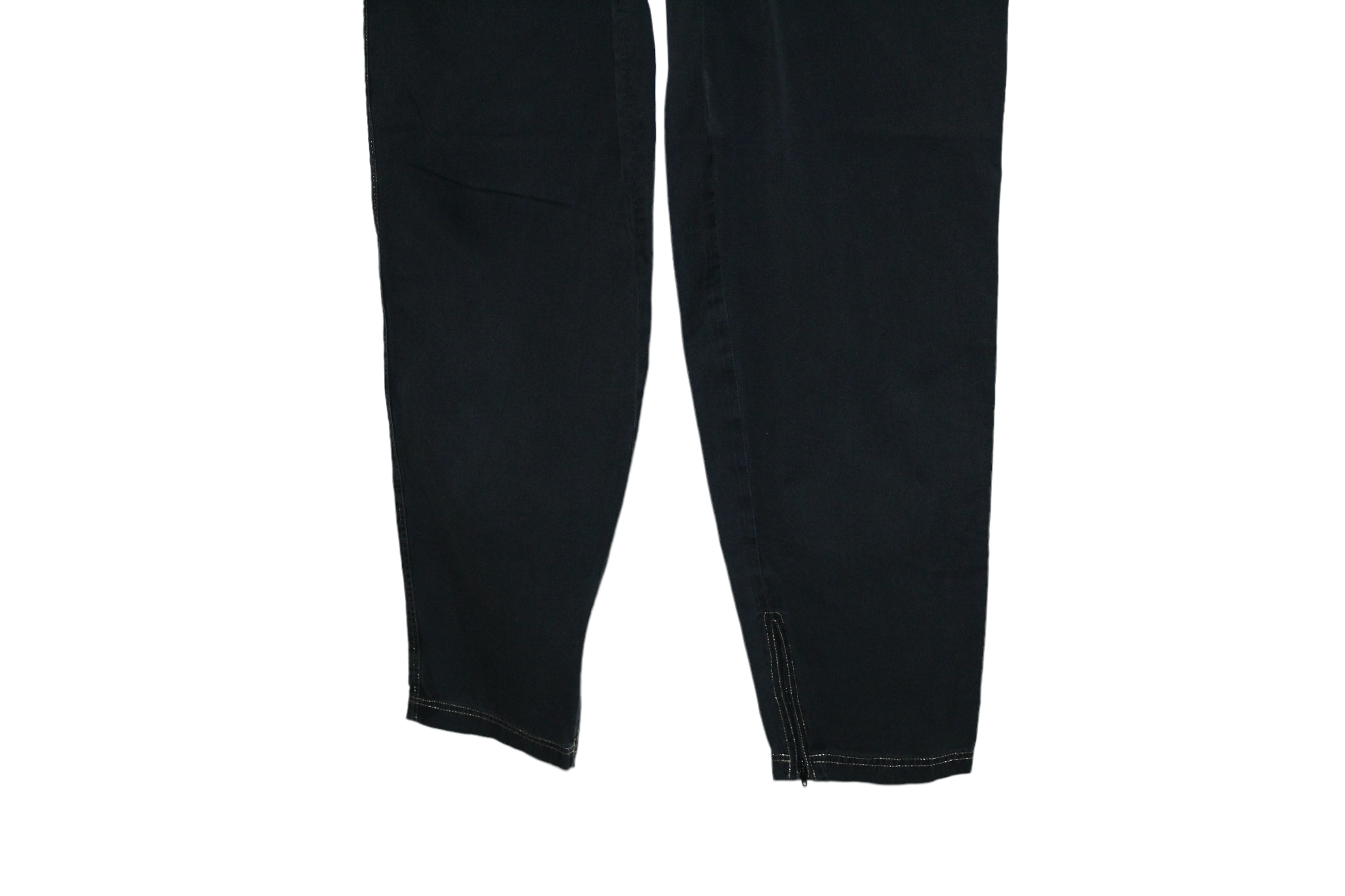 Versace 💥 Earlie Versus Gianni Versace Cropped Zip Pant Lurex Trim Size 28" / US 6 / IT 42 - 7 Thumbnail