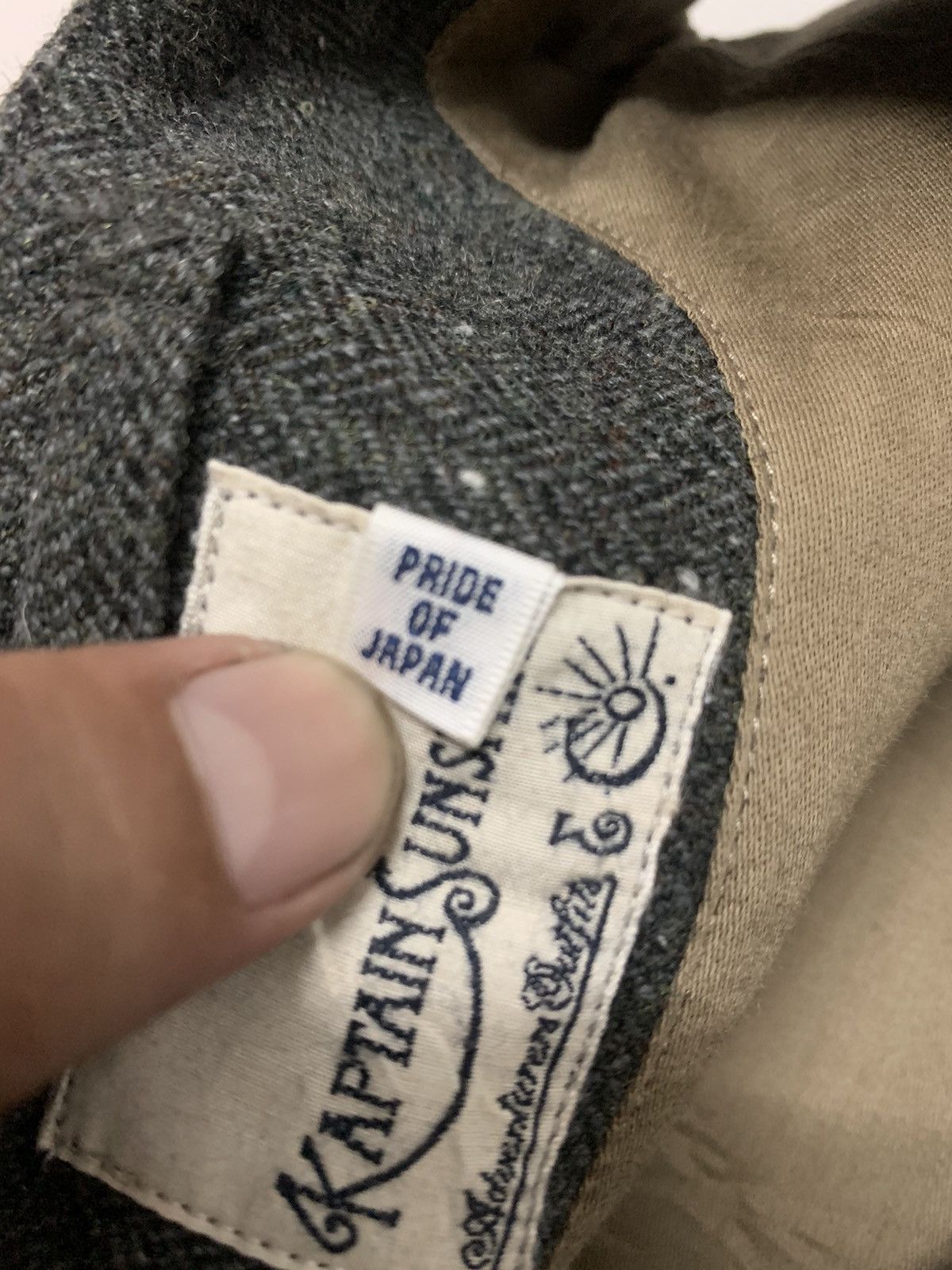 Japanese Brand Kaptain Sunshine Vest Wool Size 36S - 10 Thumbnail
