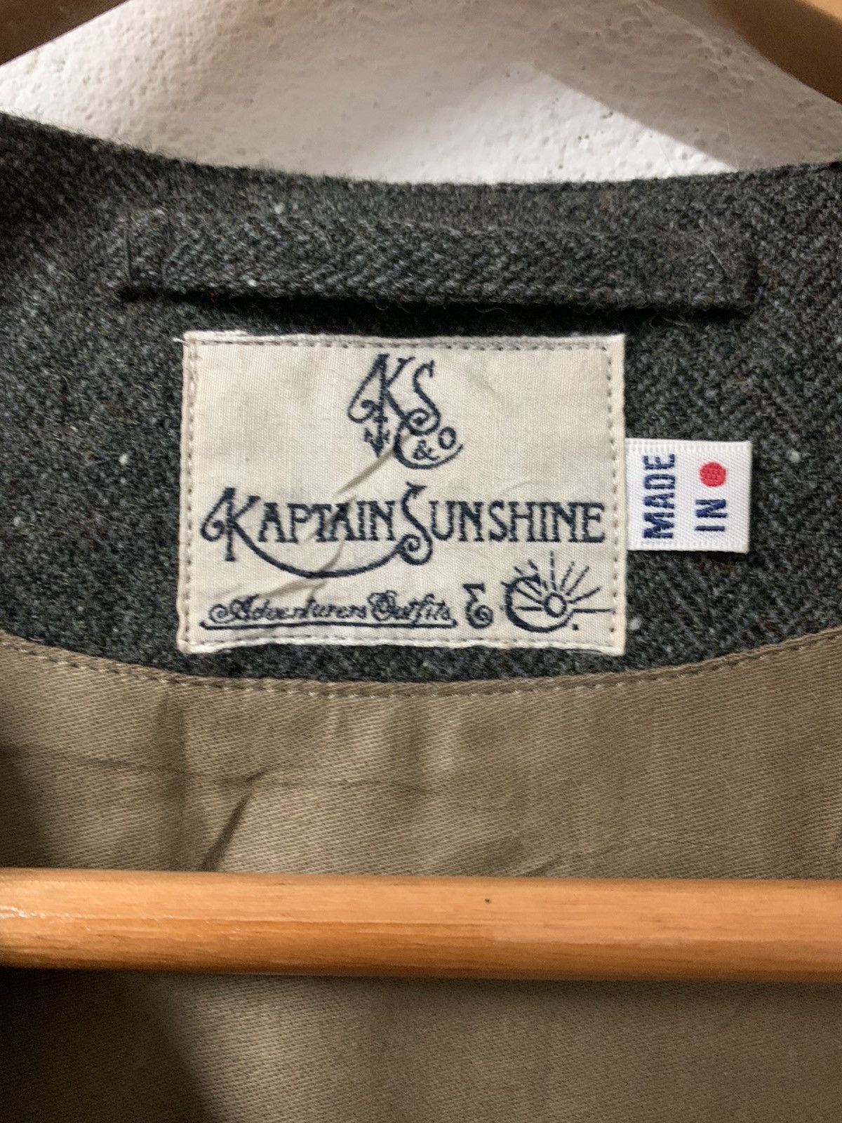 Japanese Brand Kaptain Sunshine Vest Wool Size 36S - 8 Thumbnail