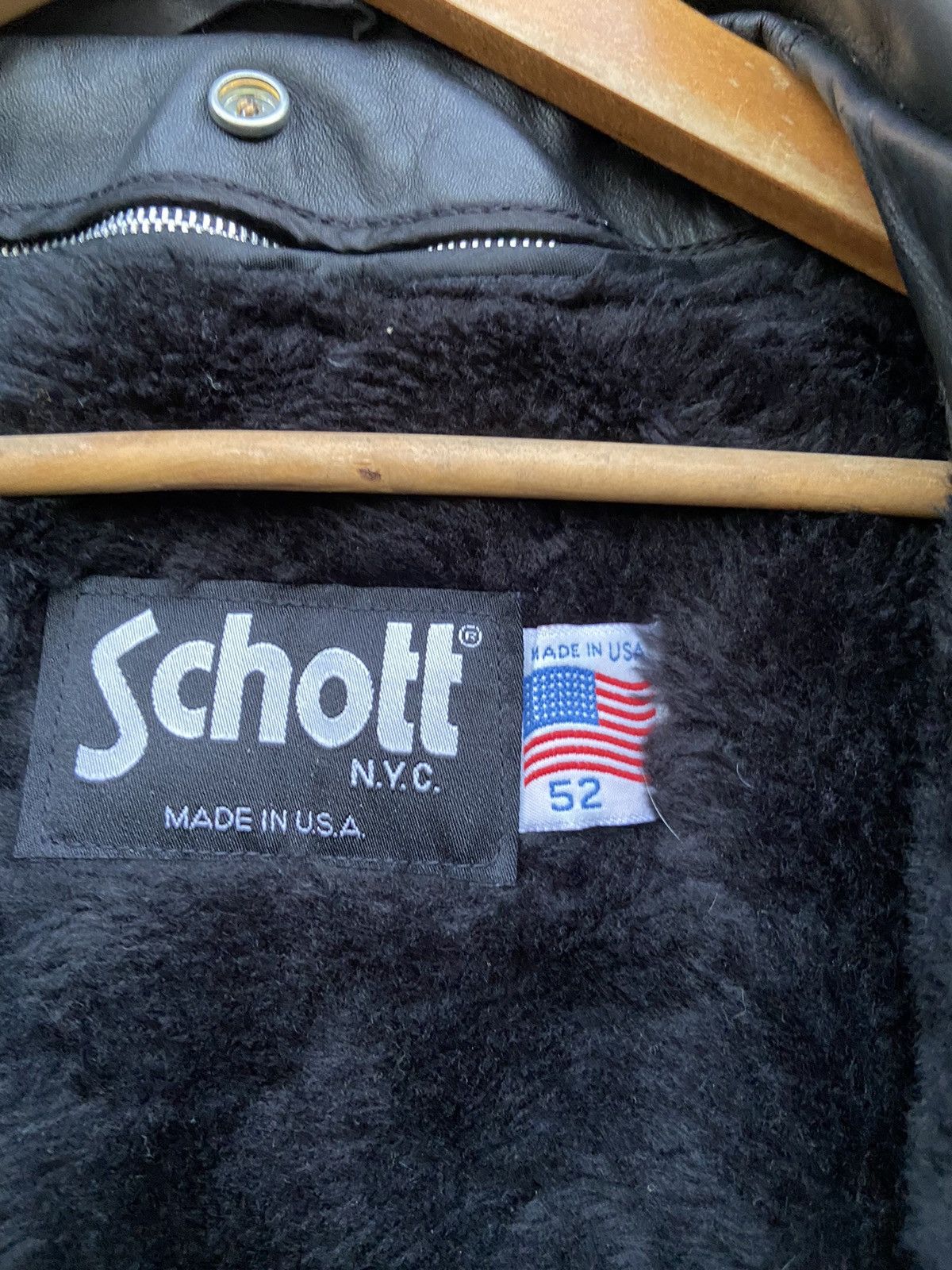Schott Final drop❌Vintage Schott 184SM leather jacket made in USA Size US L / EU 52-54 / 3 - 2 Thumbnail