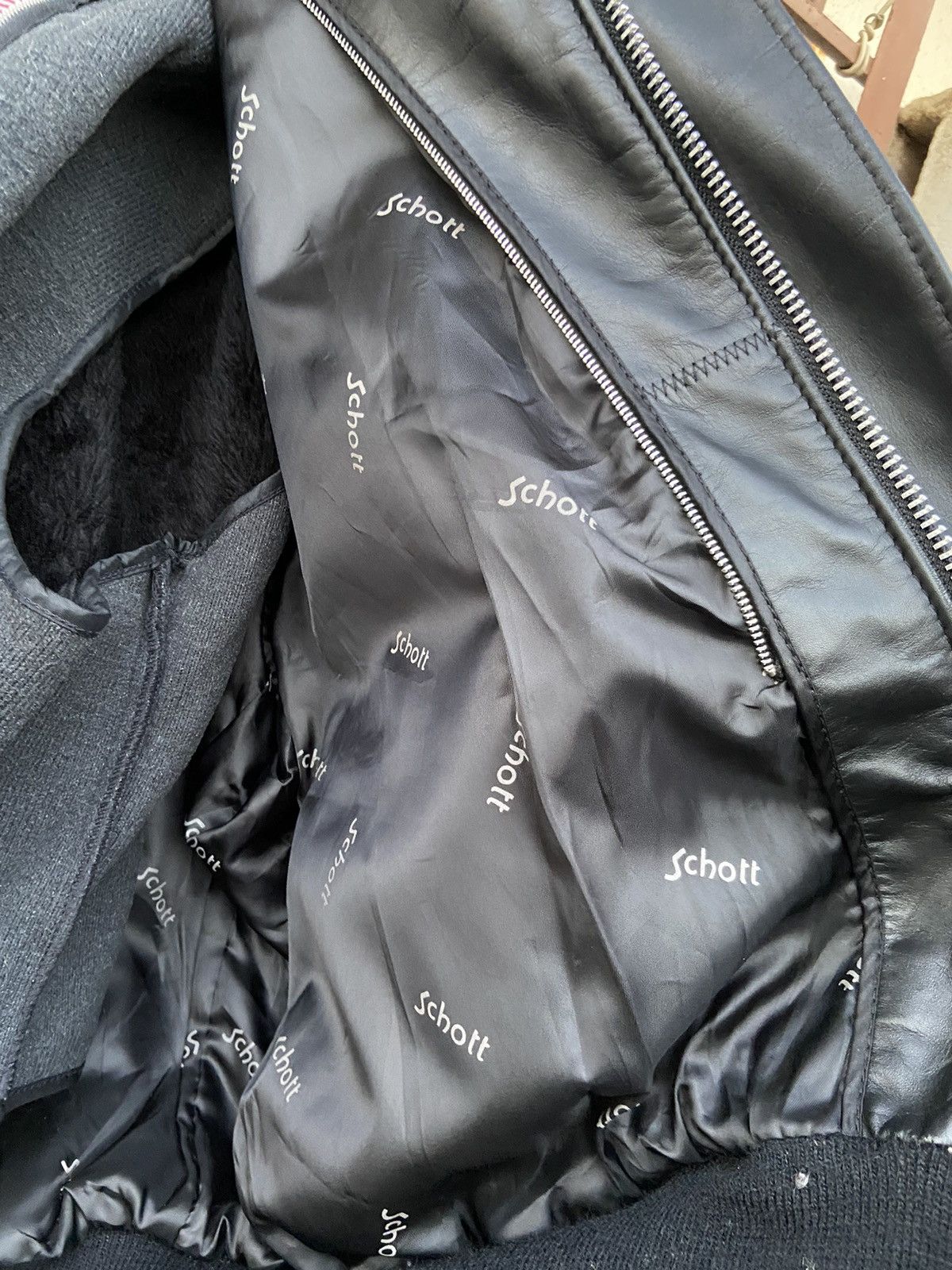 Schott Final drop❌Vintage Schott 184SM leather jacket made in USA Size US L / EU 52-54 / 3 - 7 Thumbnail