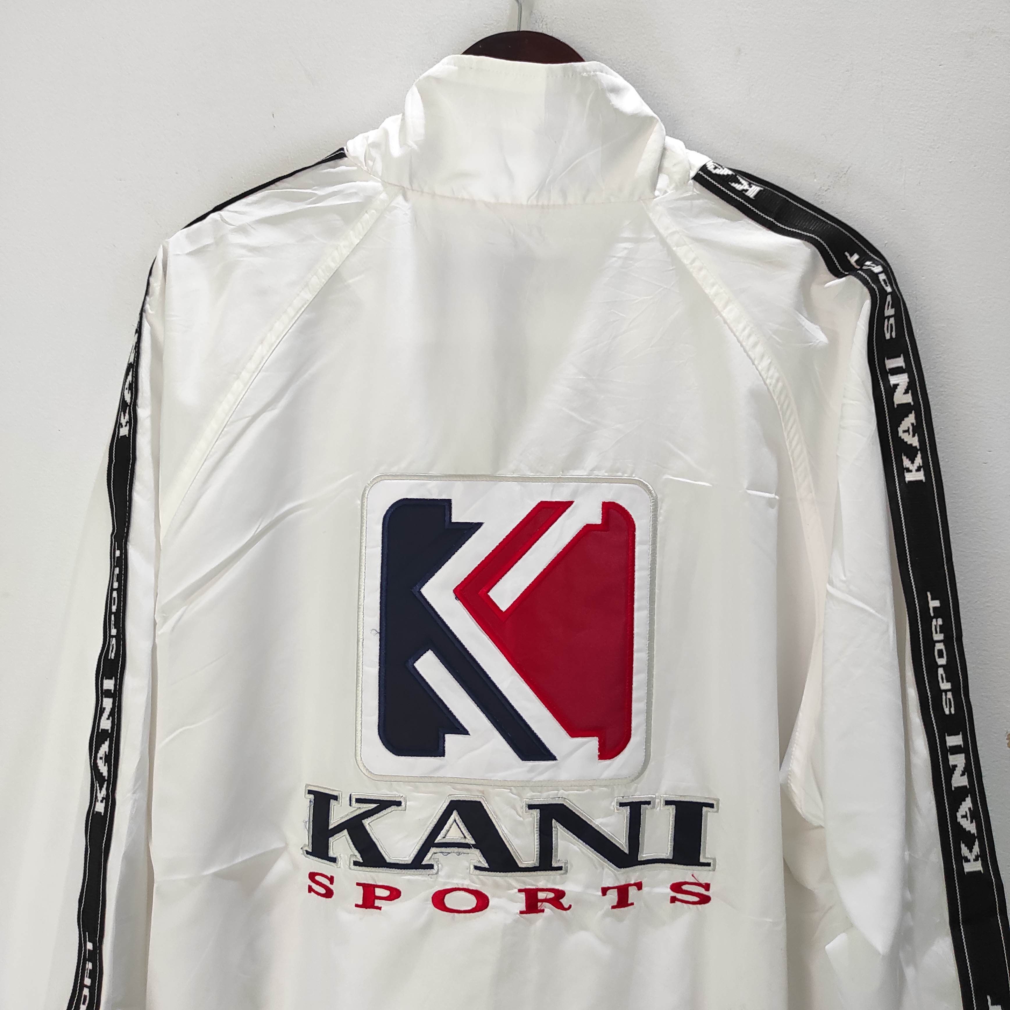 Kani Karl Kani Streetwear KANI SPORT Embroidery Big Logo Design Windbreaker Jacket Grailed