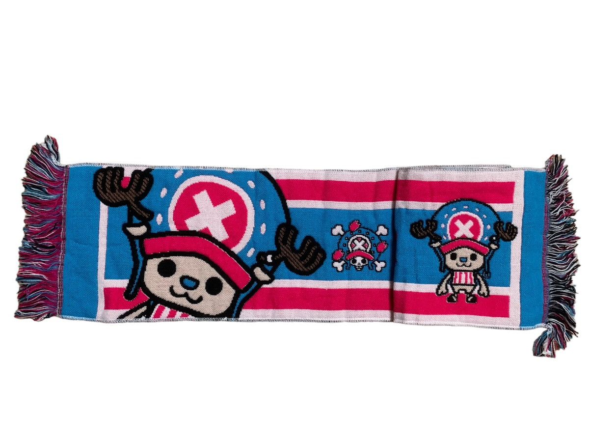 Anime × Cartoon Network × Japanese Brand 🇯🇵 ONE PIECE Scarf Muffler Wool Cashmere Size ONE SIZE - 2 Thumbnail