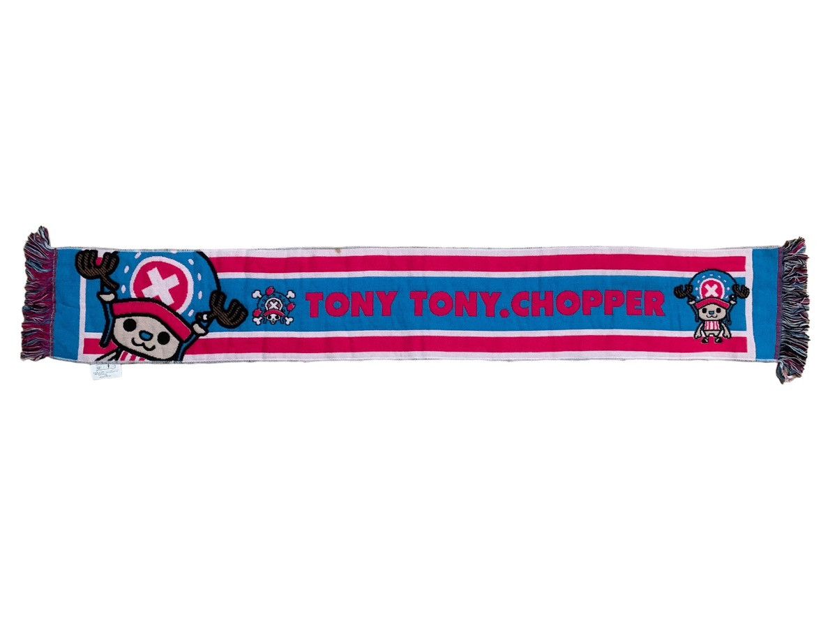 Anime × Cartoon Network × Japanese Brand 🇯🇵 ONE PIECE Scarf Muffler Wool Cashmere Size ONE SIZE - 3 Thumbnail