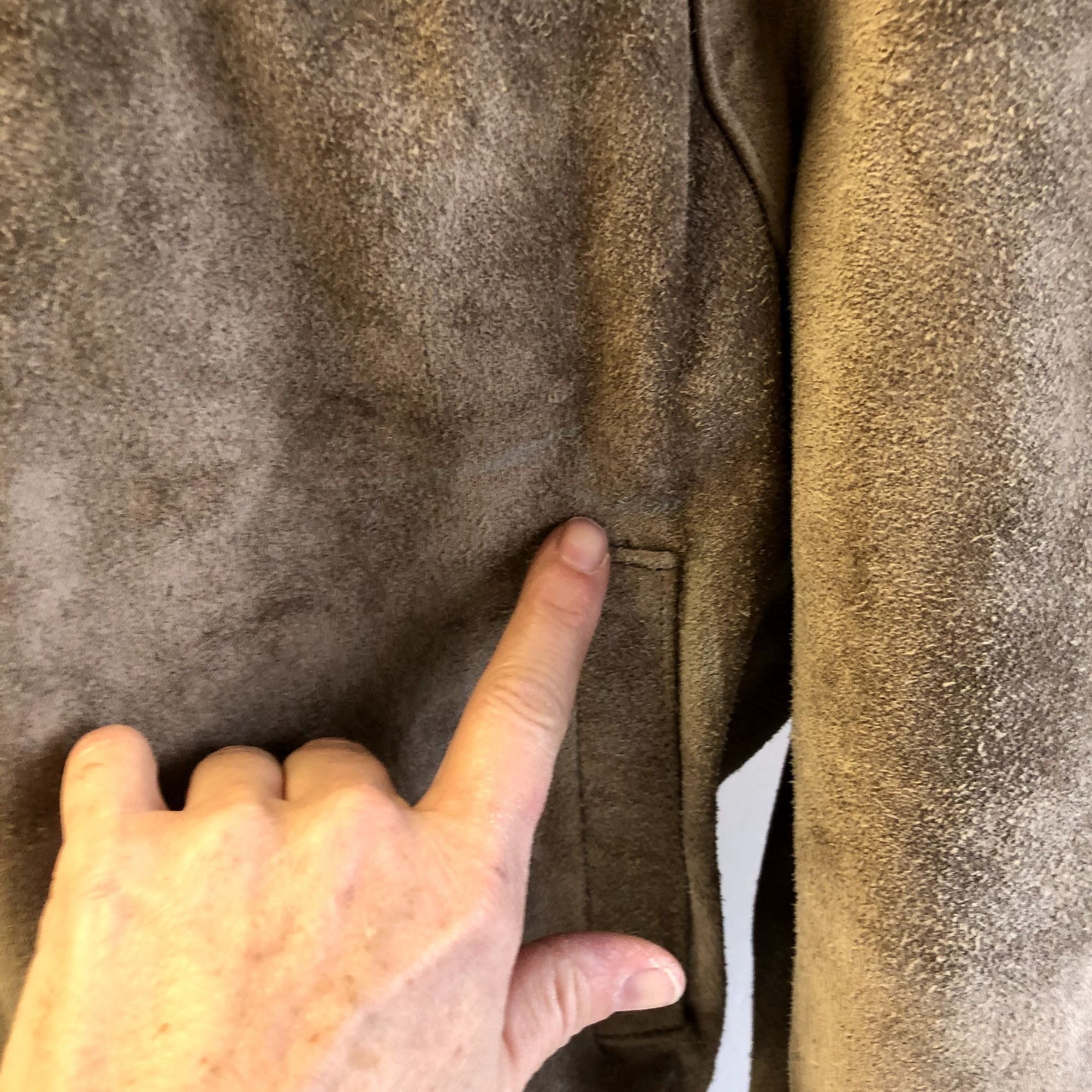 Vtg 80's Alvin Josef Suede CAFE RACER Jacket Motorcycle Coat