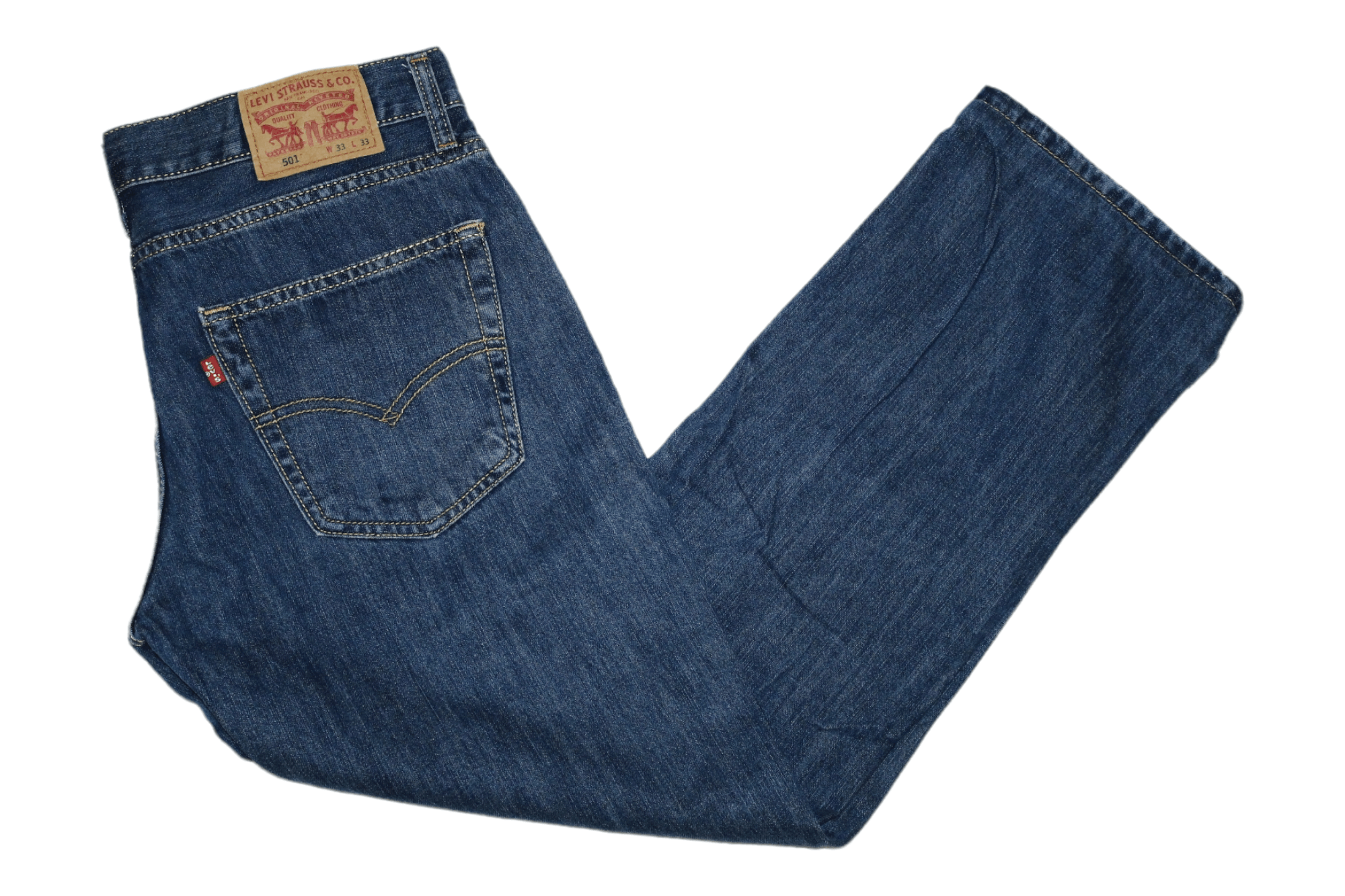 Levi's 🔥90's Levi's 501-0114 USA Bootcut stonewash blue jeans Size US 34 / EU 50 - 1 Thumbnail