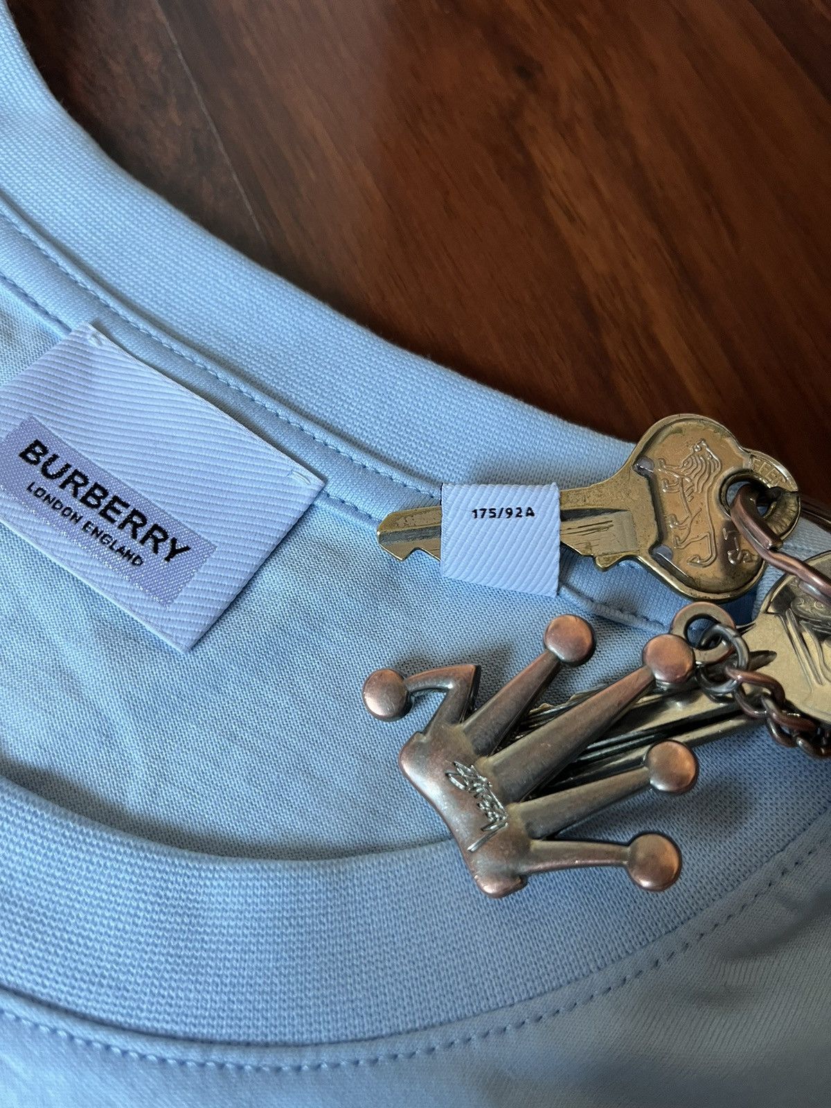 Burberry Monogram Embroidered Logo T Shirt New M Women