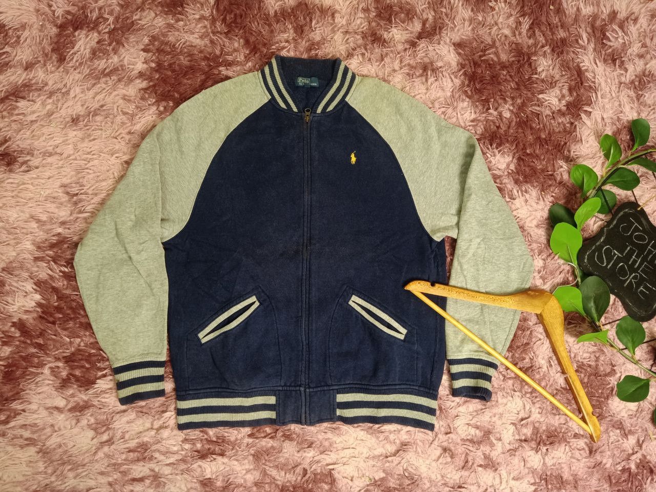 Polo Ralph Lauren Spell Out Varsity #67 Retro Full Zip Track Jacket store Men’s Large