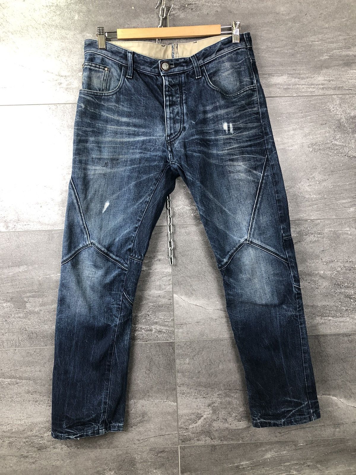 Denim Pants Distressed Armani Jeans Emporio Armani Jeans Distressed J06  Slim 3r1j06 1d15z