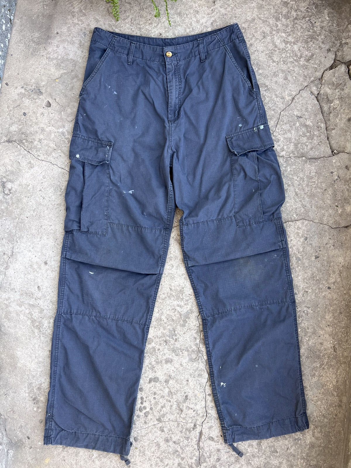 Carhartt × Vintage Vintage Carhartt Cargo Pants Washed distressed Size US 32 / EU 48 - 2 Thumbnail