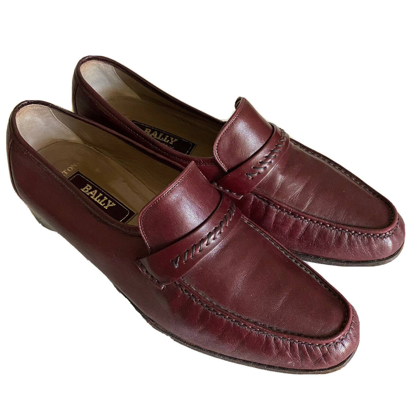 Bally New Bally $975 Lavoli Brown Leather Slip On Loafers  display picture 1