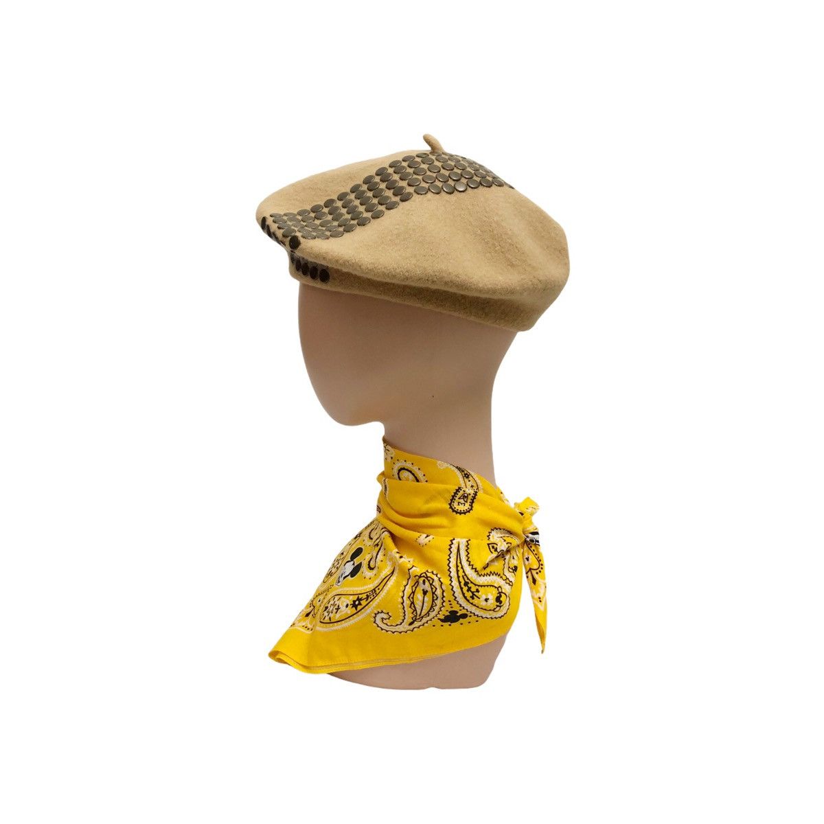 Japanese Brand 00’s LOLA Beret Wool Hat Size ONE SIZE - 4 Thumbnail