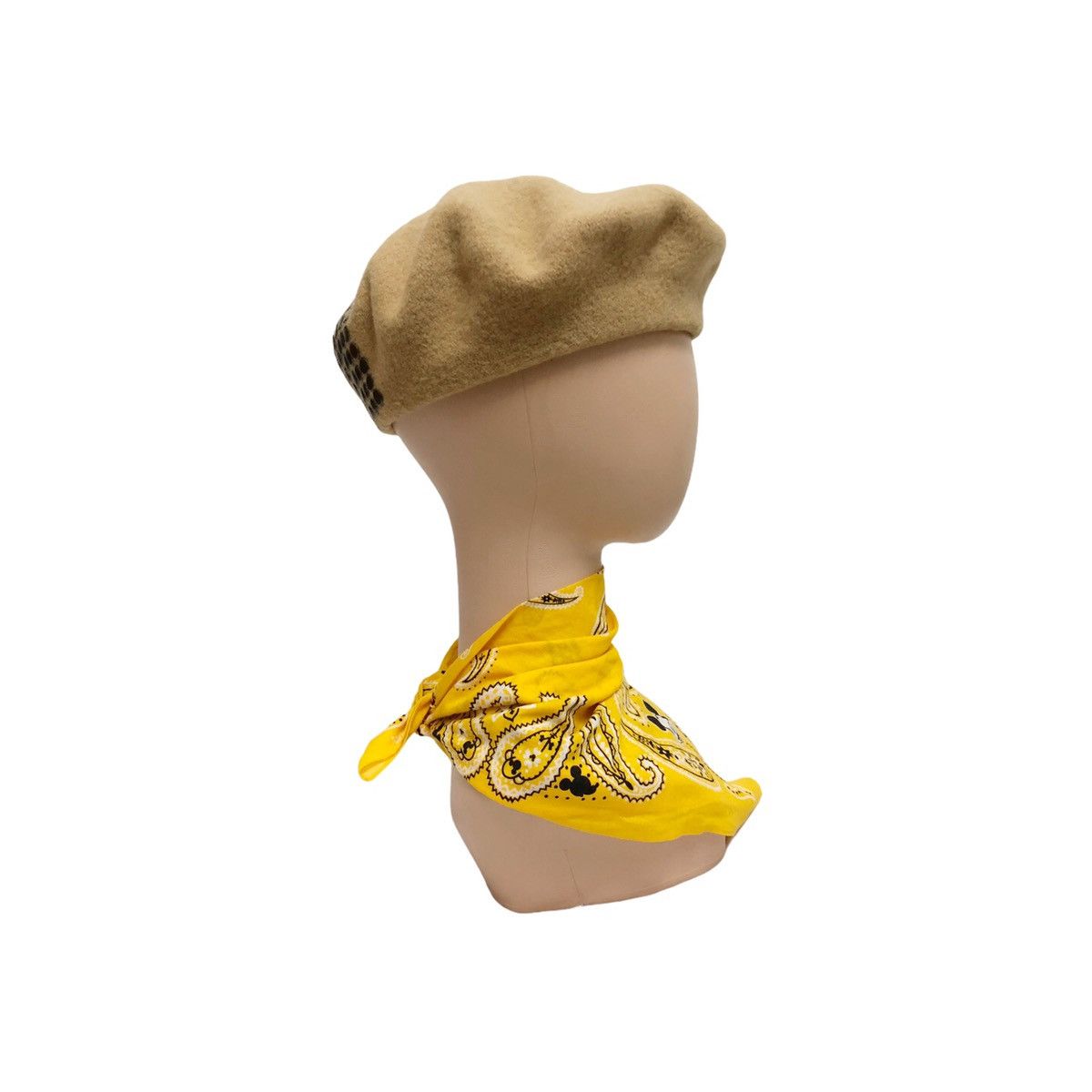 Japanese Brand 00’s LOLA Beret Wool Hat Size ONE SIZE - 6 Thumbnail