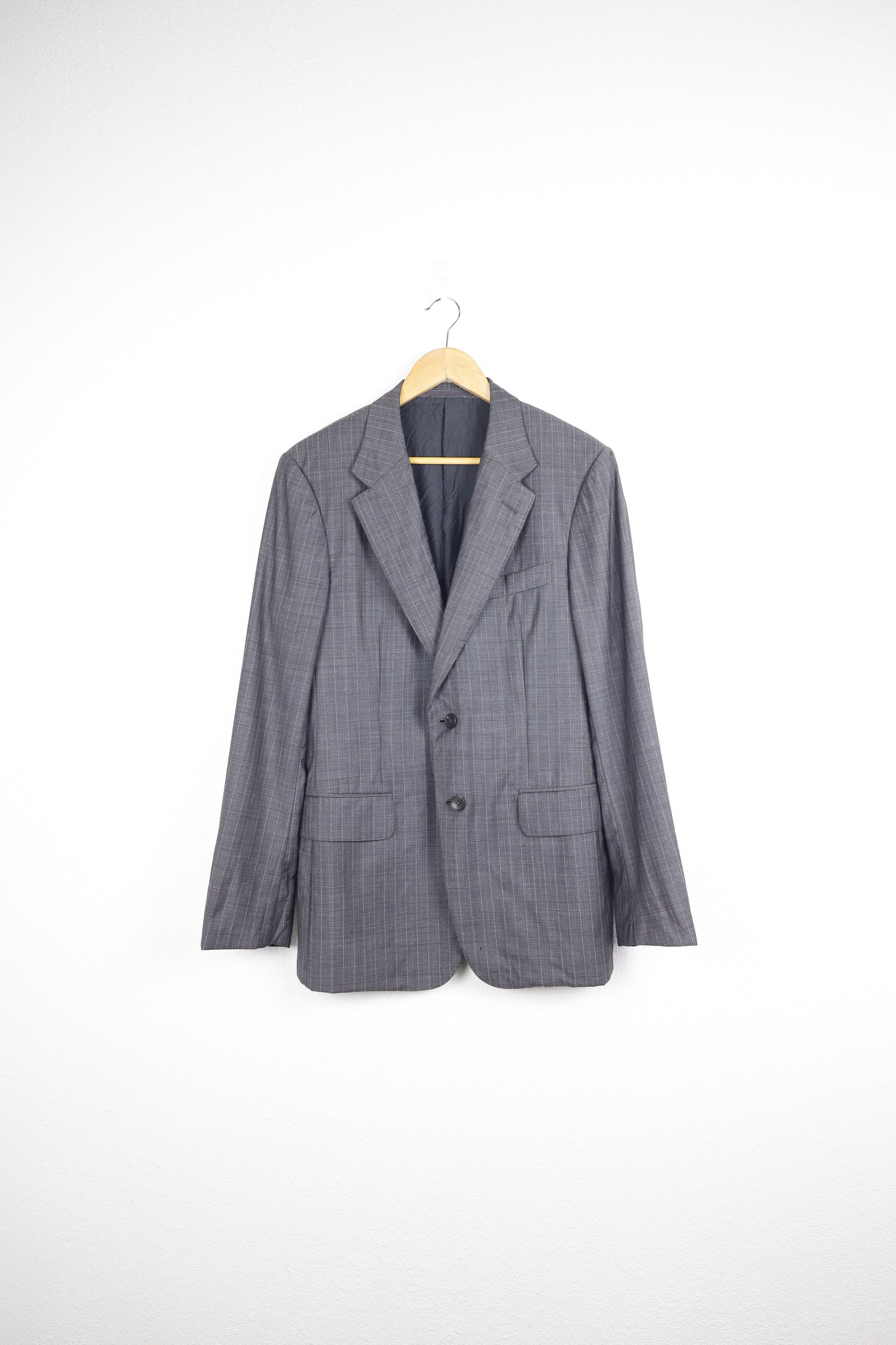 Gucci × Tom Ford Gucci by Tom Ford Wool Striped Blazer Jacket Size US M / EU 48-50 / 2 - 1 Thumbnail