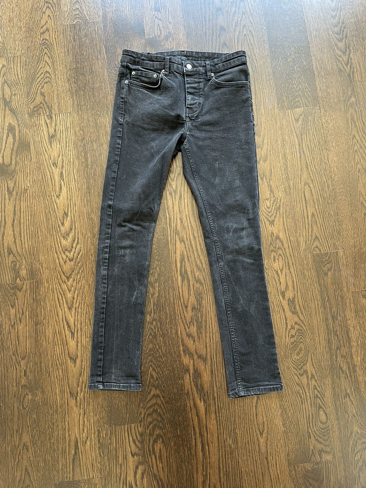 Ksubi slim fit black denim