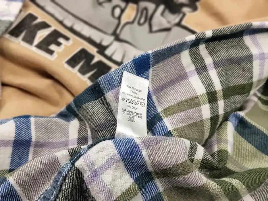 Flannel Vintage Flannel Shirt Travis Scott Style Streetwear Hype Size US L / EU 52-54 / 3 - 8 Thumbnail