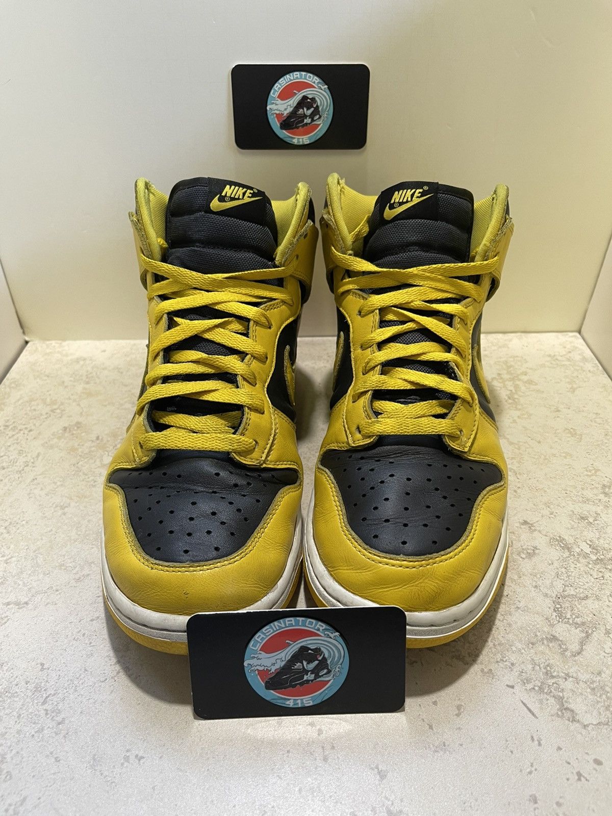 Nike Nike Dunk High SP Iowa Varisty Maize Black/Yellow Size 10 Size US 10 / EU 43 - 3 Thumbnail