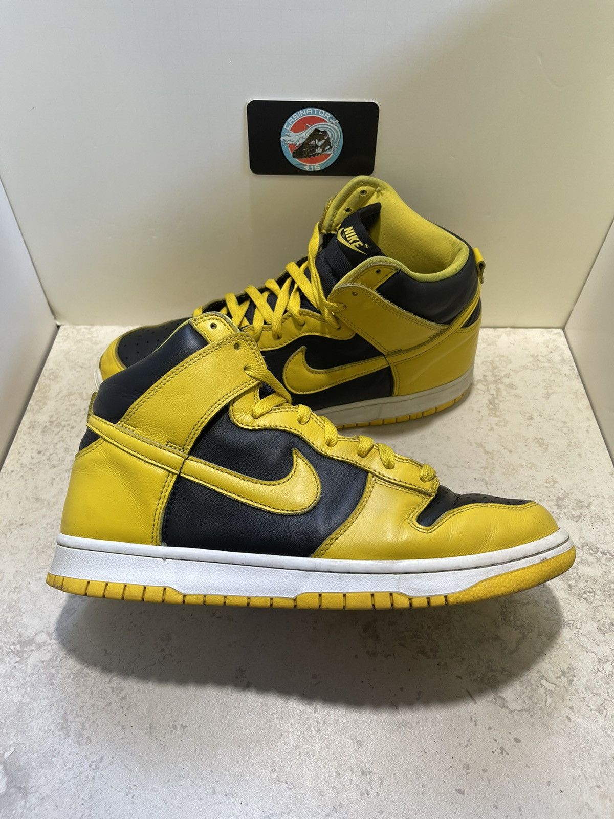 Nike Nike Dunk High SP Iowa Varisty Maize Black/Yellow Size 10 Size US 10 / EU 43 - 4 Thumbnail