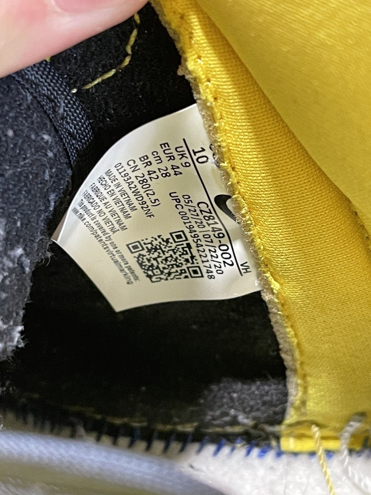 Nike Nike Dunk High SP Iowa Varisty Maize Black/Yellow Size 10 Size US 10 / EU 43 - 7 Thumbnail