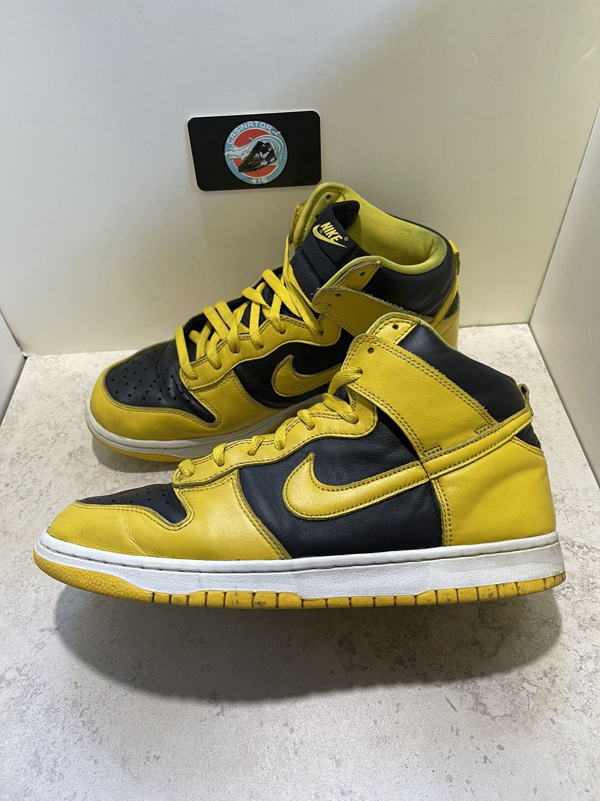 Nike Nike Dunk High SP Iowa Varisty Maize Black/Yellow Size 10 Size US 10 / EU 43 - 1 Thumbnail