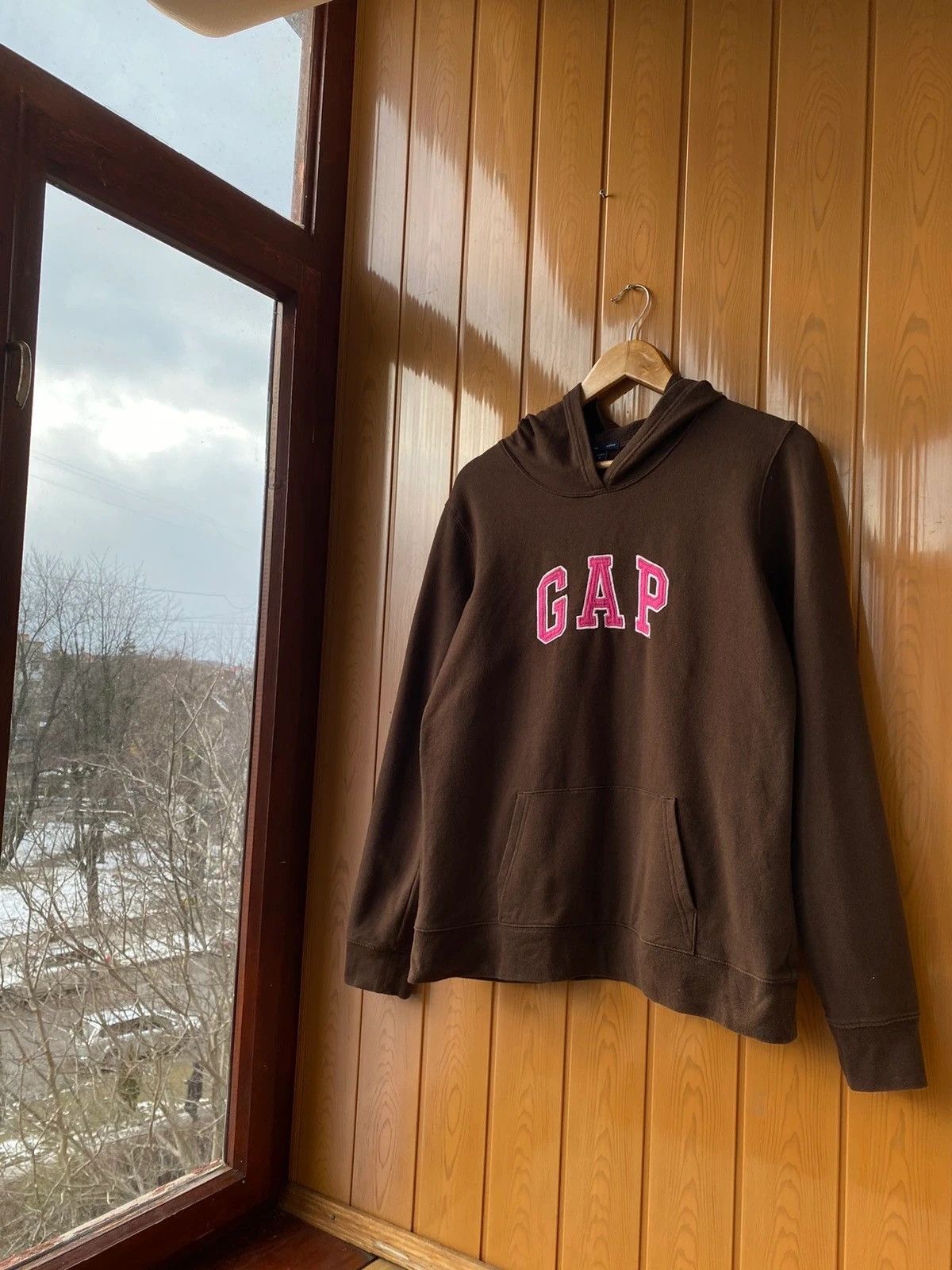 Vintage Gap Brown Hoodie Y2K