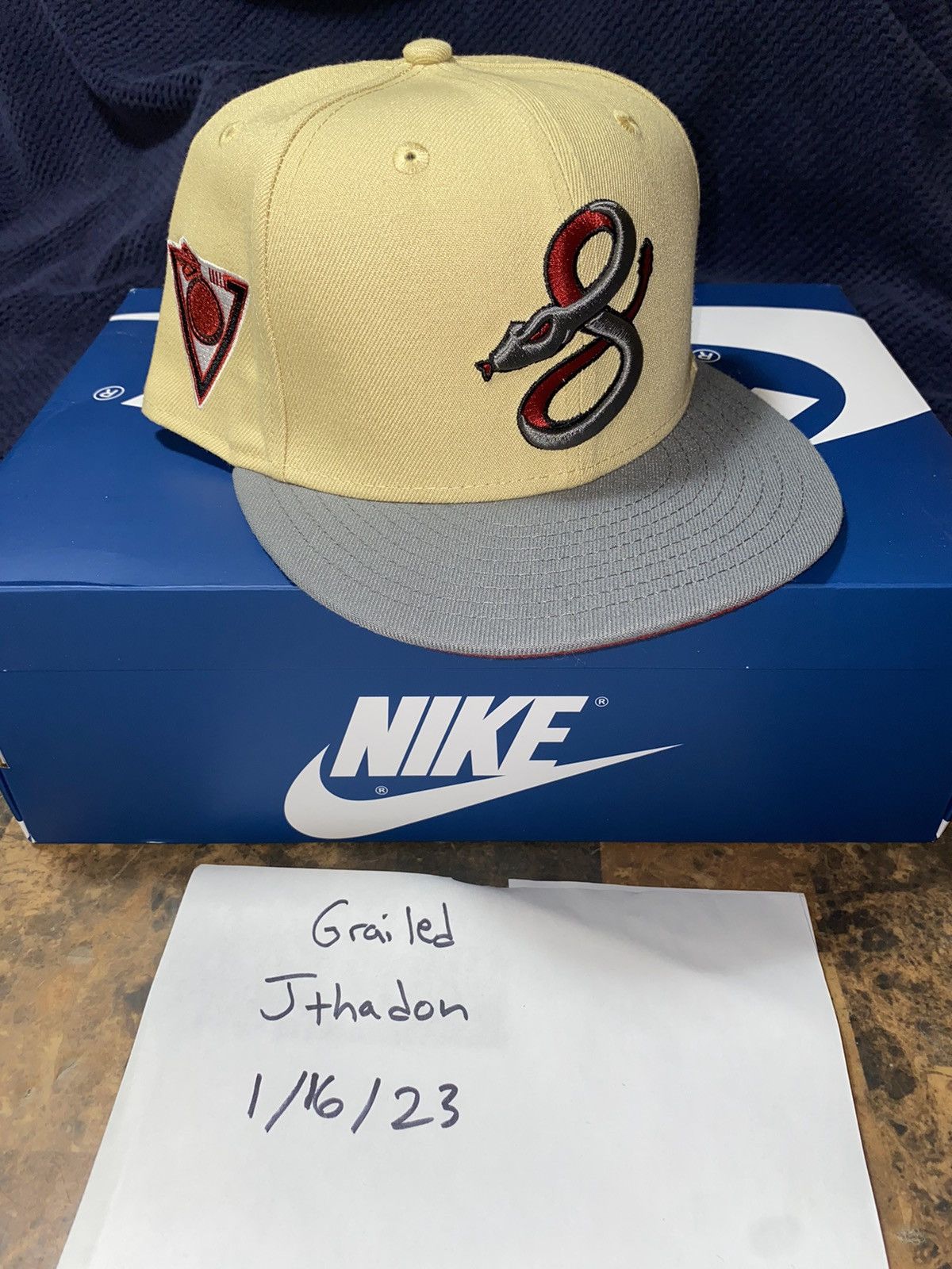 Casquette New Era 59Fifty Arizona Diamondbacks - Taille 7 3/8 - Neuf Avec étiquettes - Noir Patch World Series