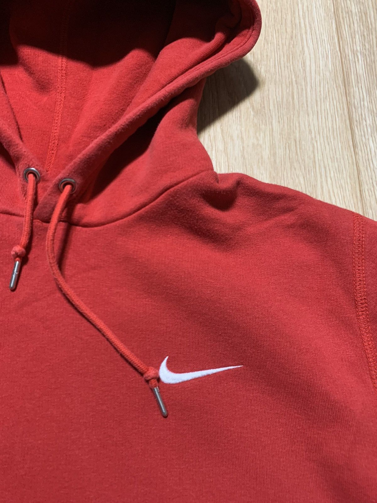 Nike Vintage Nike Basic Red Hoodie Size US M / EU 48-50 / 2 - 9 Thumbnail