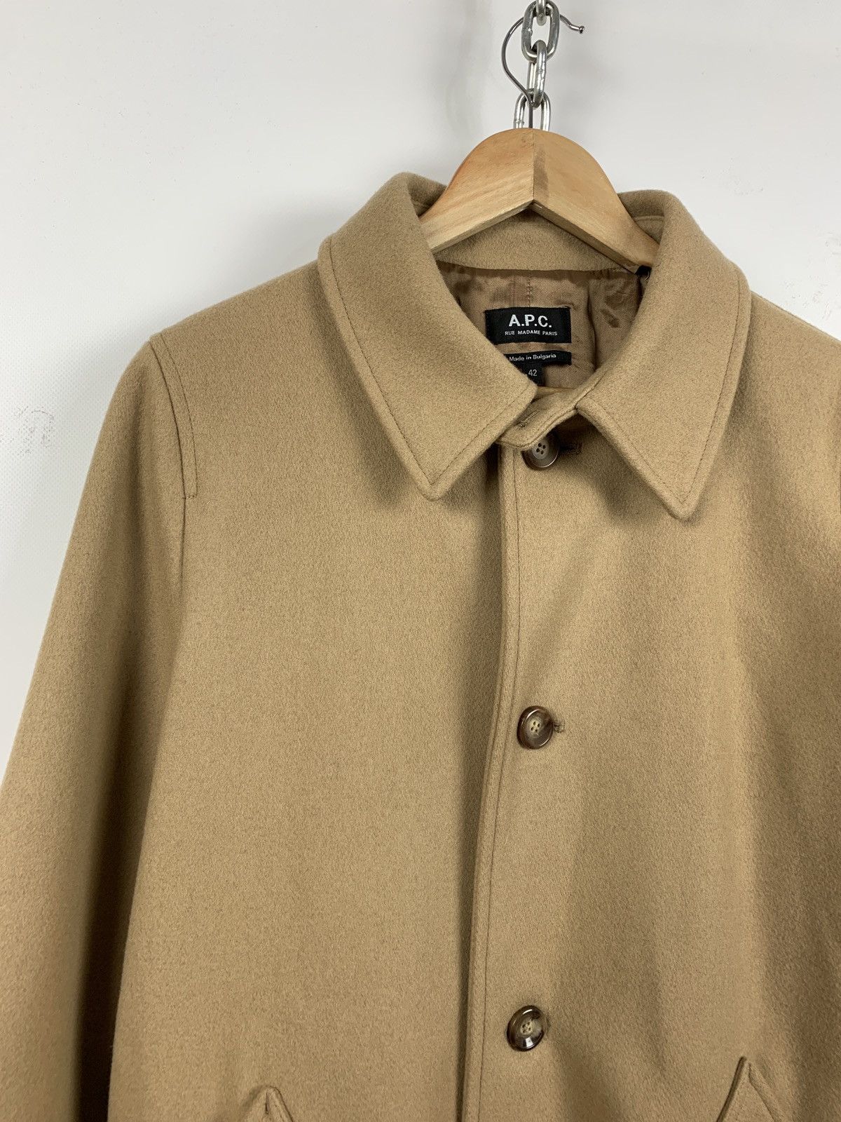A.P.C. A.P.C Women’s Wool Trench Coat Size M / US 6-8 / IT 42-44 - 6 Thumbnail