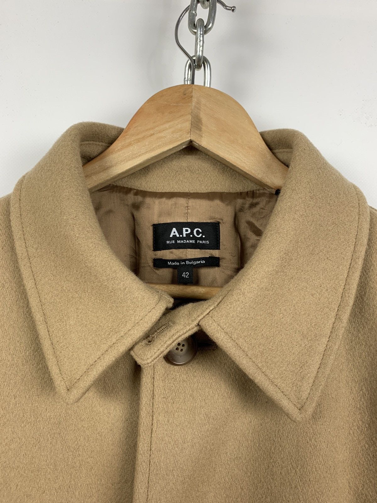 A.P.C. A.P.C Women’s Wool Trench Coat Size M / US 6-8 / IT 42-44 - 13 Thumbnail