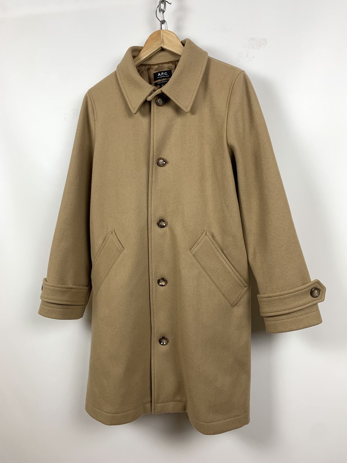 A.P.C. A.P.C Women’s Wool Trench Coat Size M / US 6-8 / IT 42-44 - 12 Thumbnail