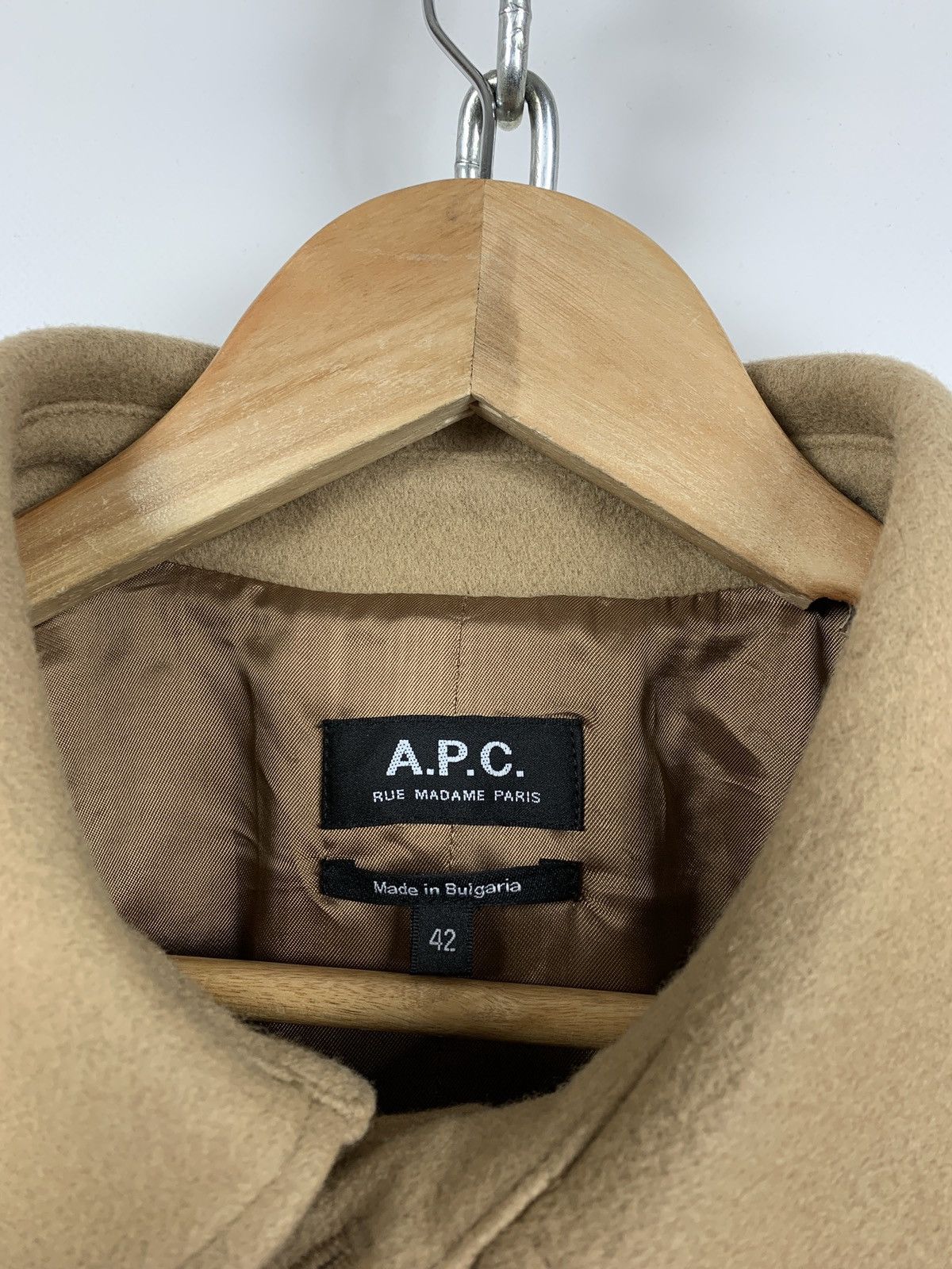 A.P.C. A.P.C Women’s Wool Trench Coat Size M / US 6-8 / IT 42-44 - 24 Thumbnail