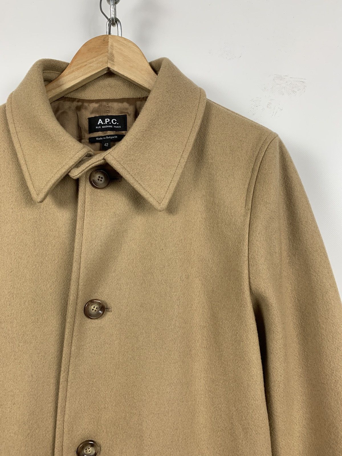 A.P.C. A.P.C Women’s Wool Trench Coat Size M / US 6-8 / IT 42-44 - 5 Thumbnail
