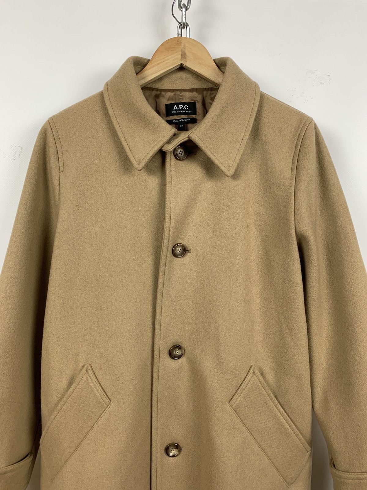 A.P.C. A.P.C Women’s Wool Trench Coat Size M / US 6-8 / IT 42-44 - 4 Thumbnail