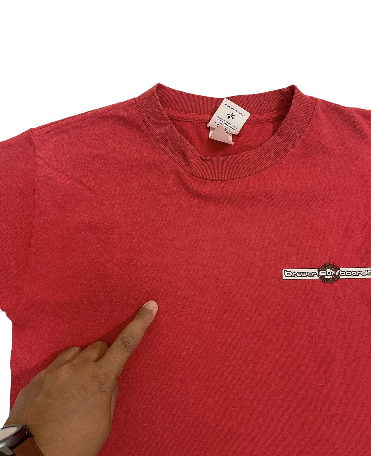 Vintage Vintage brewer surfboards tshirt spellout logo Size US S / EU 44-46 / 1 - 10 Thumbnail