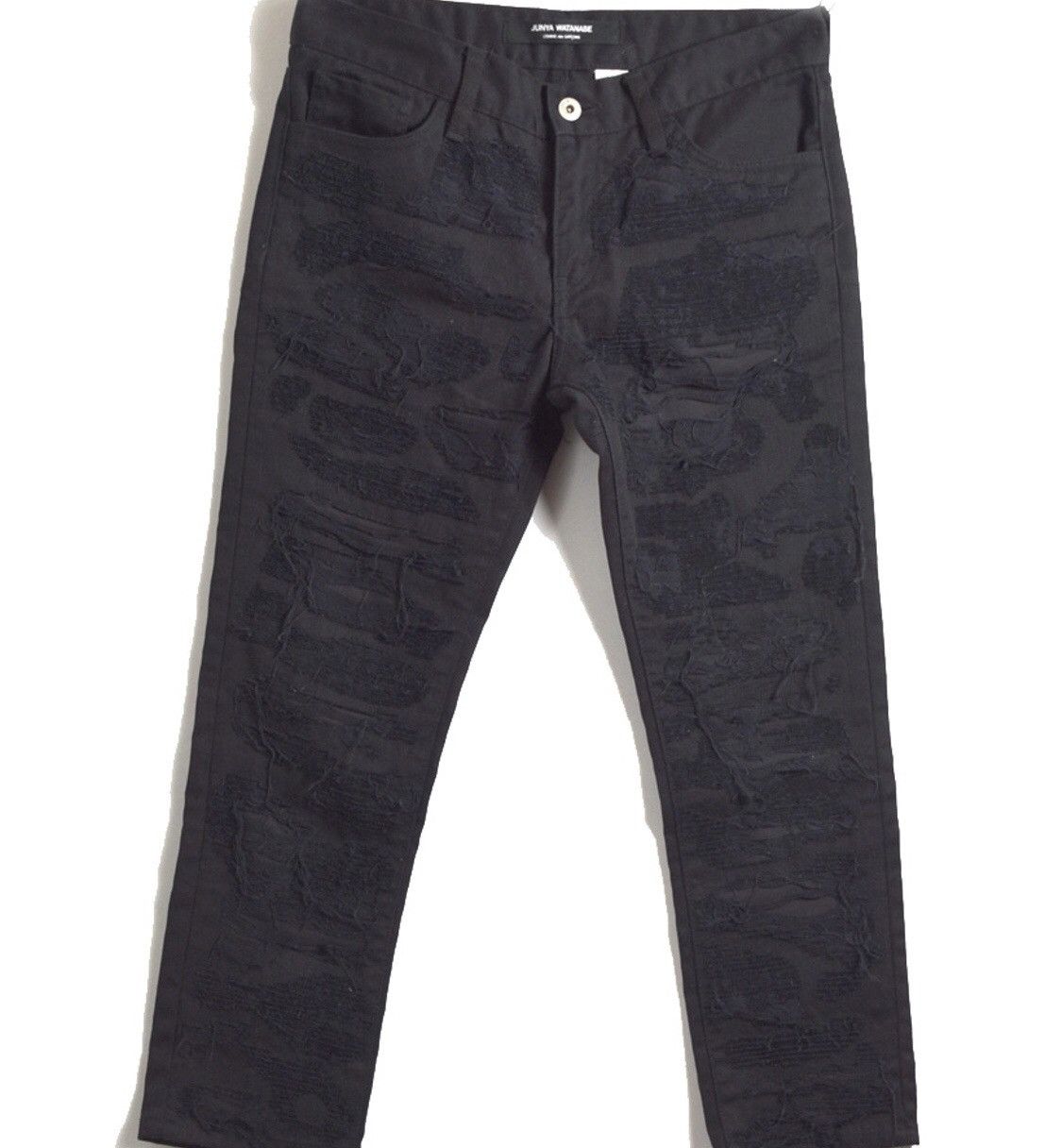 Comme des Garcons × Junya Watanabe Junya Watanabe Comme Des Garçons AD2011 Distresed Denim Size US 31 - 2 Thumbnail