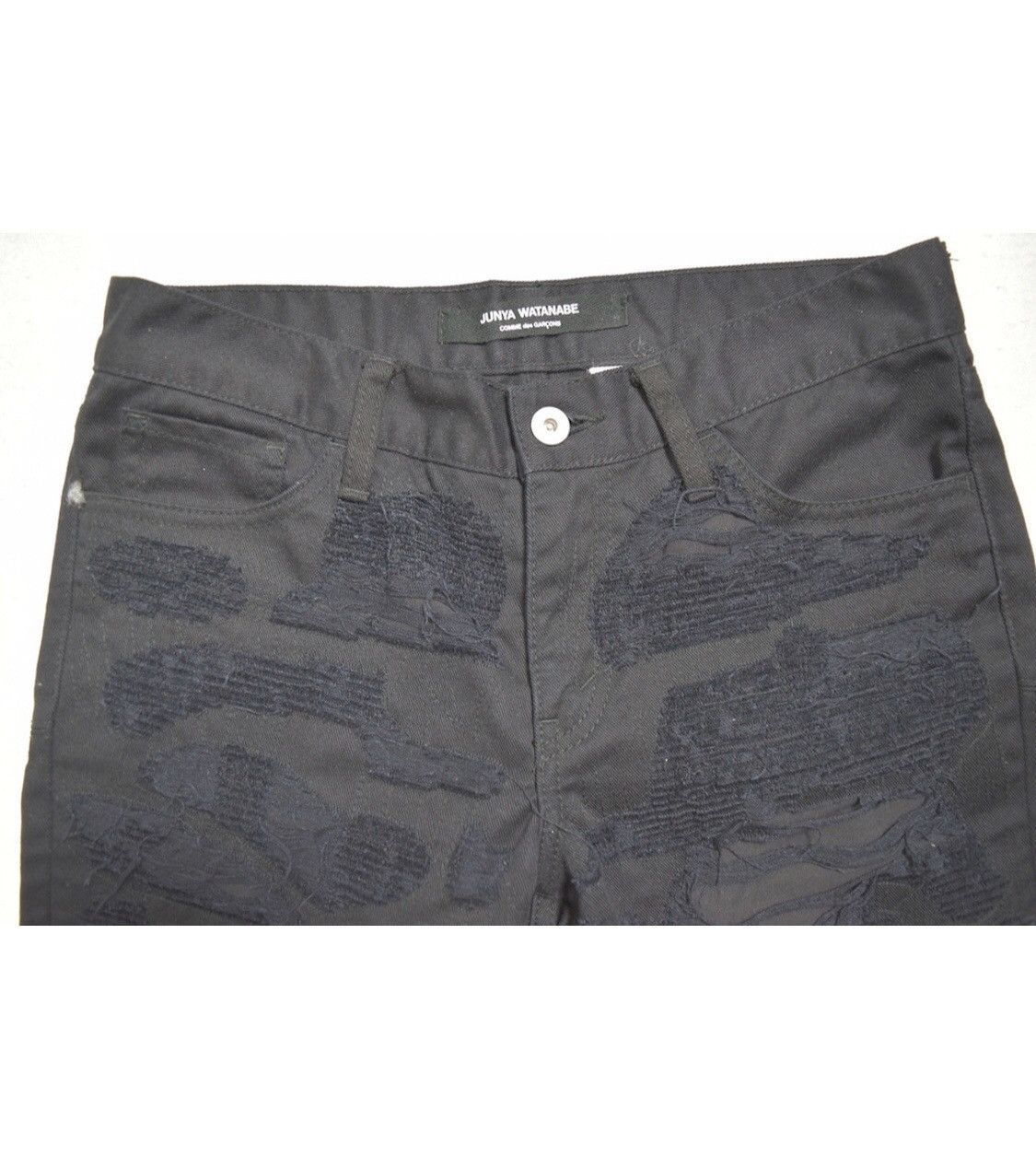 Comme des Garcons × Junya Watanabe Junya Watanabe Comme Des Garçons AD2011 Distresed Denim Size US 31 - 3 Thumbnail