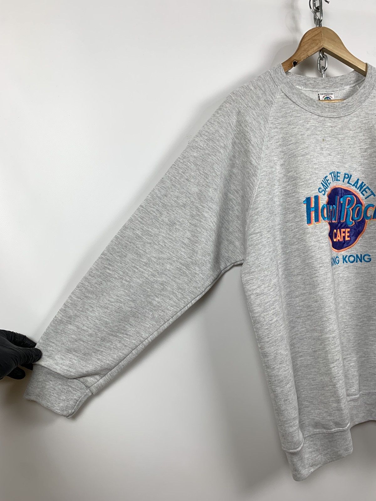 Hard Rock Cafe 90s Vintage Hard Rock Cafe Hong Kong Sweatshirt Size US L / EU 52-54 / 3 - 7 Thumbnail