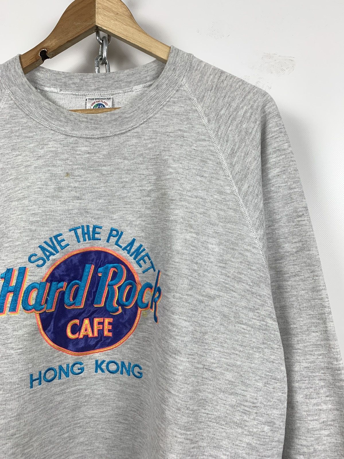 Hard Rock Cafe 90s Vintage Hard Rock Cafe Hong Kong Sweatshirt Size US L / EU 52-54 / 3 - 4 Thumbnail