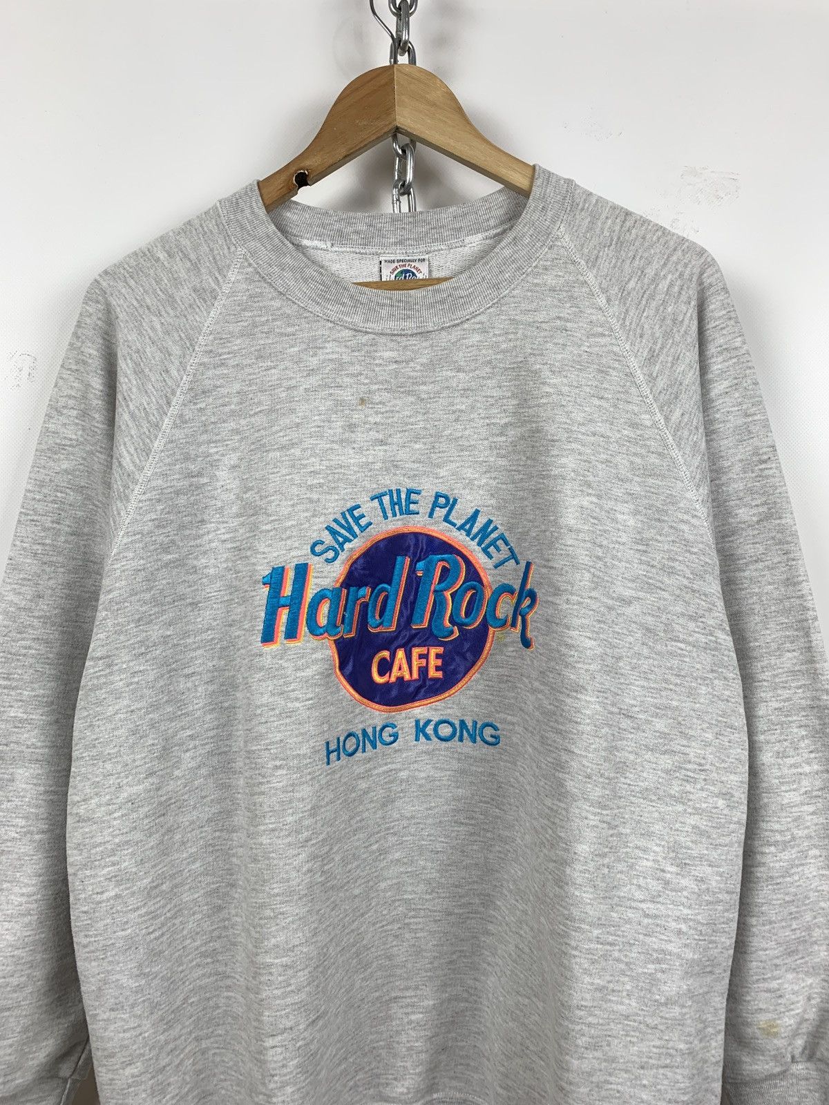 Hard Rock Cafe 90s Vintage Hard Rock Cafe Hong Kong Sweatshirt Size US L / EU 52-54 / 3 - 3 Thumbnail