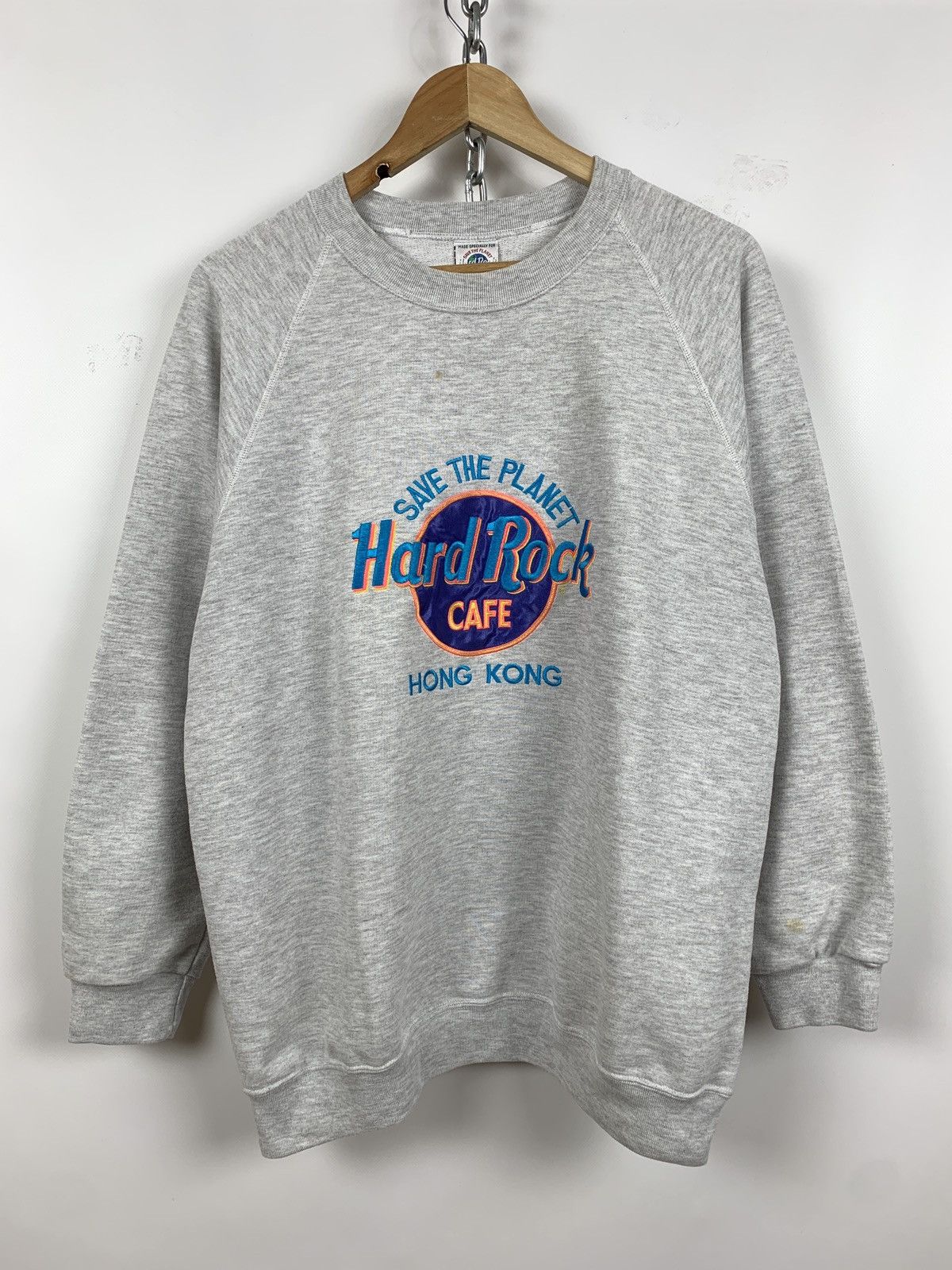 Hard Rock Cafe 90s Vintage Hard Rock Cafe Hong Kong Sweatshirt Size US L / EU 52-54 / 3 - 1 Thumbnail