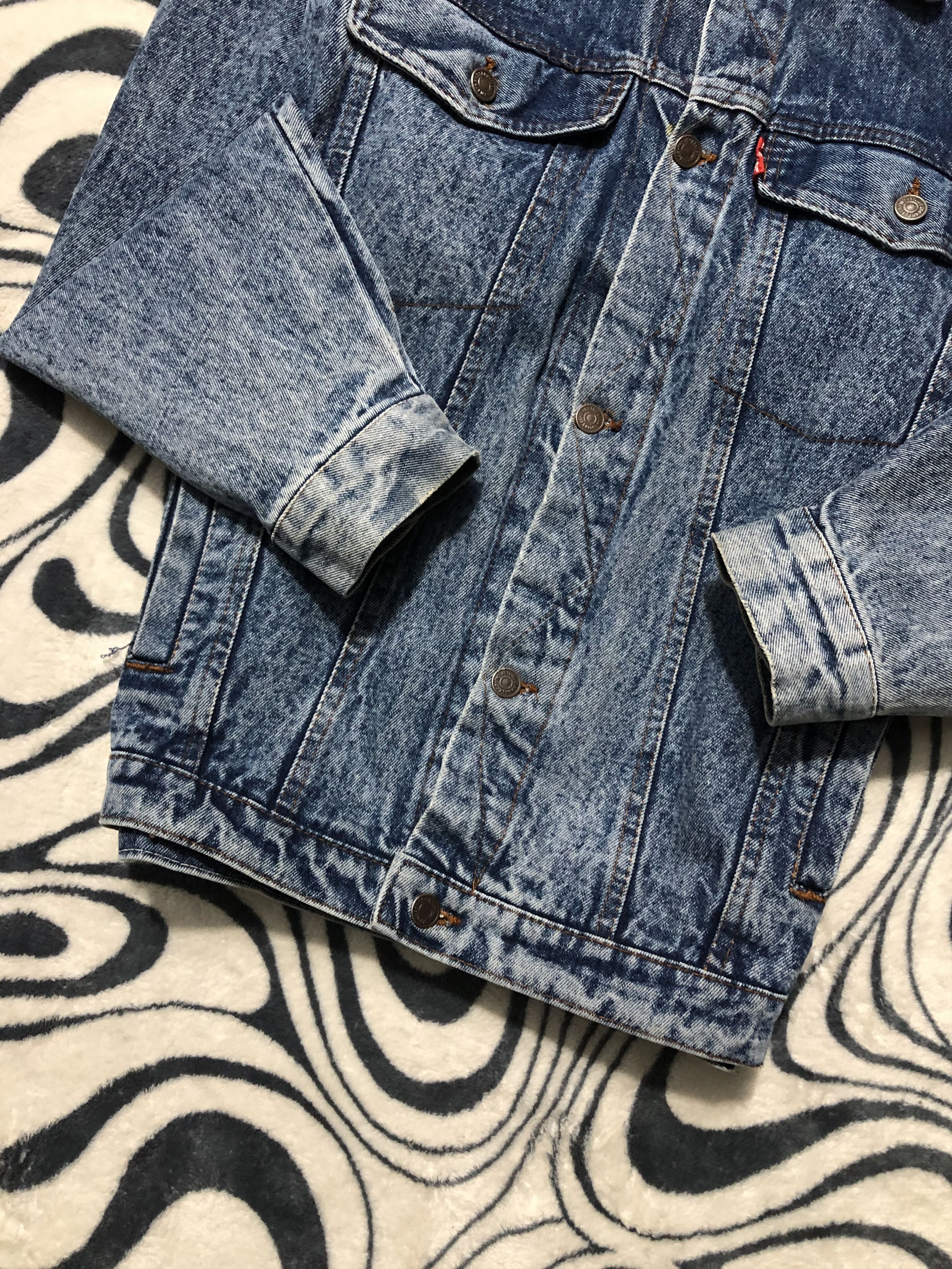 Levi's Levi's 90s Vintage Washed Denim Jacket Size US L / EU 52-54 / 3 - 3 Thumbnail