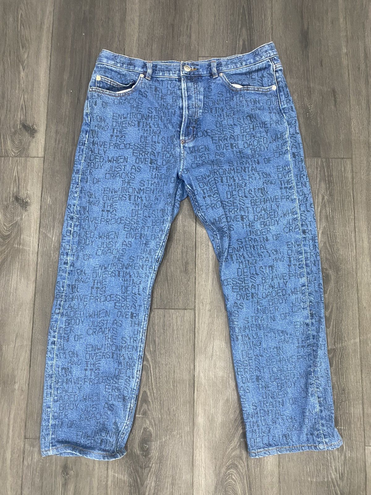 A.P.C. A.P.C X Braindead Indigo Jeans Size 33 Size US 33 - 1 Thumbnail