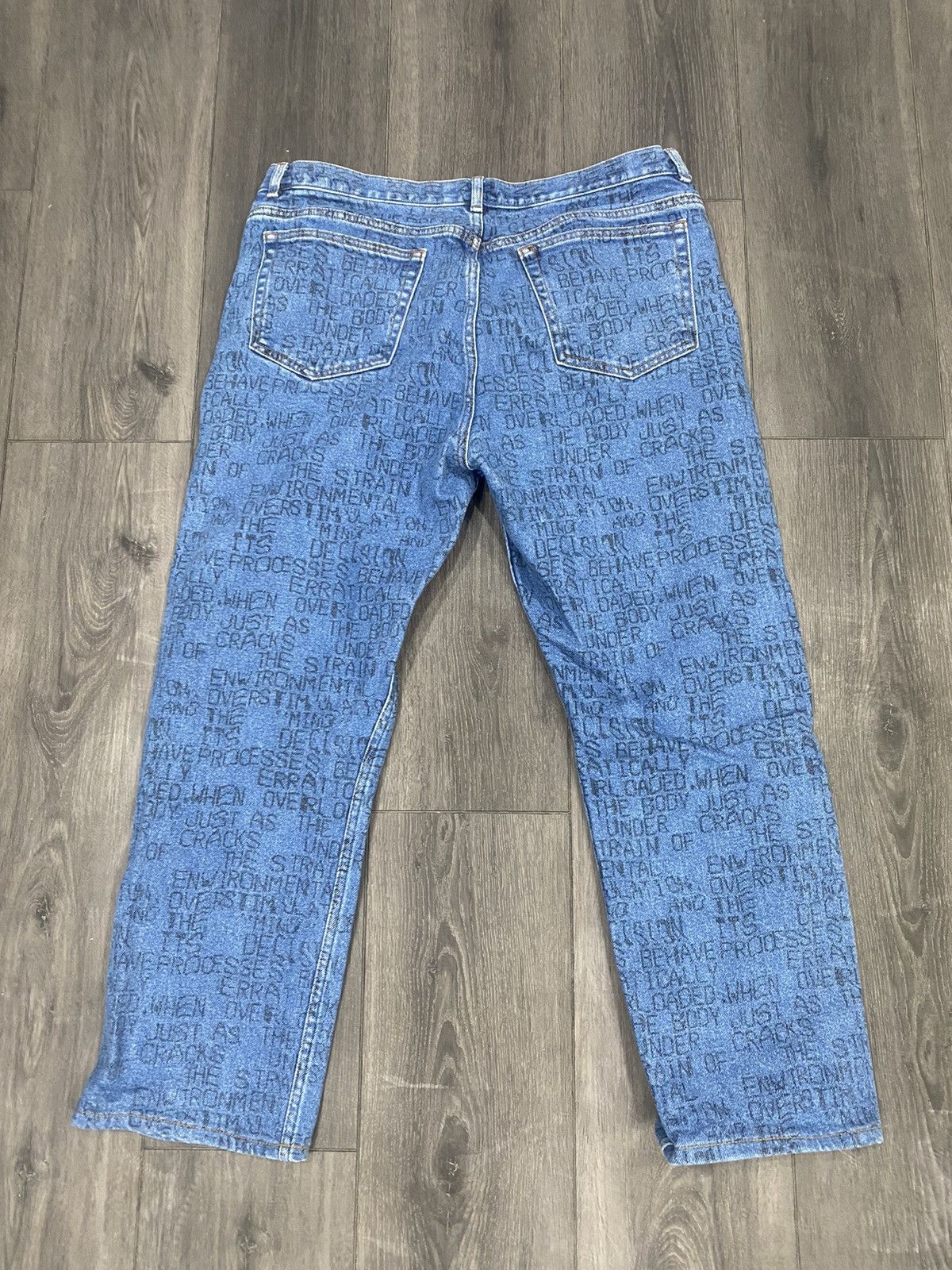 A.P.C. A.P.C X Braindead Indigo Jeans Size 33 Size US 33 - 2 Thumbnail