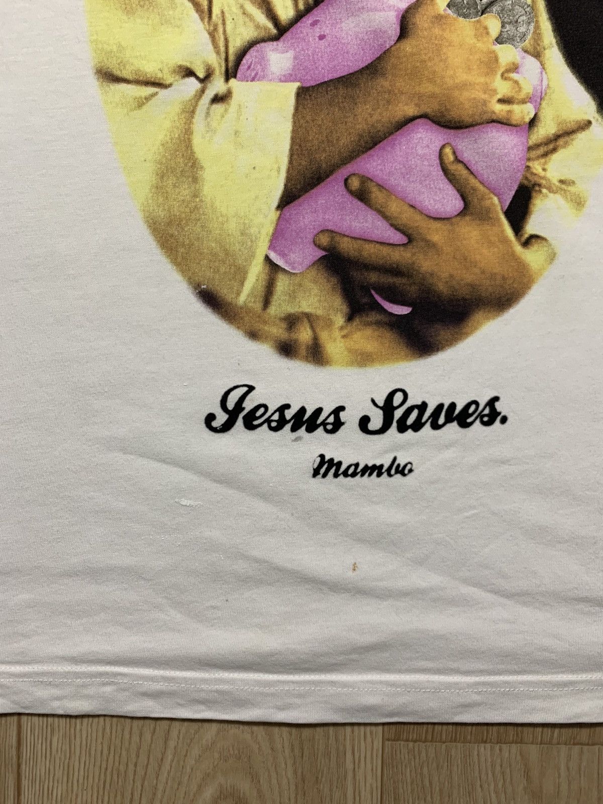 Other Mambo Jesus Saves Religion Money Humor T-Shirt Size US L / EU 52-54 / 3 - 5 Thumbnail