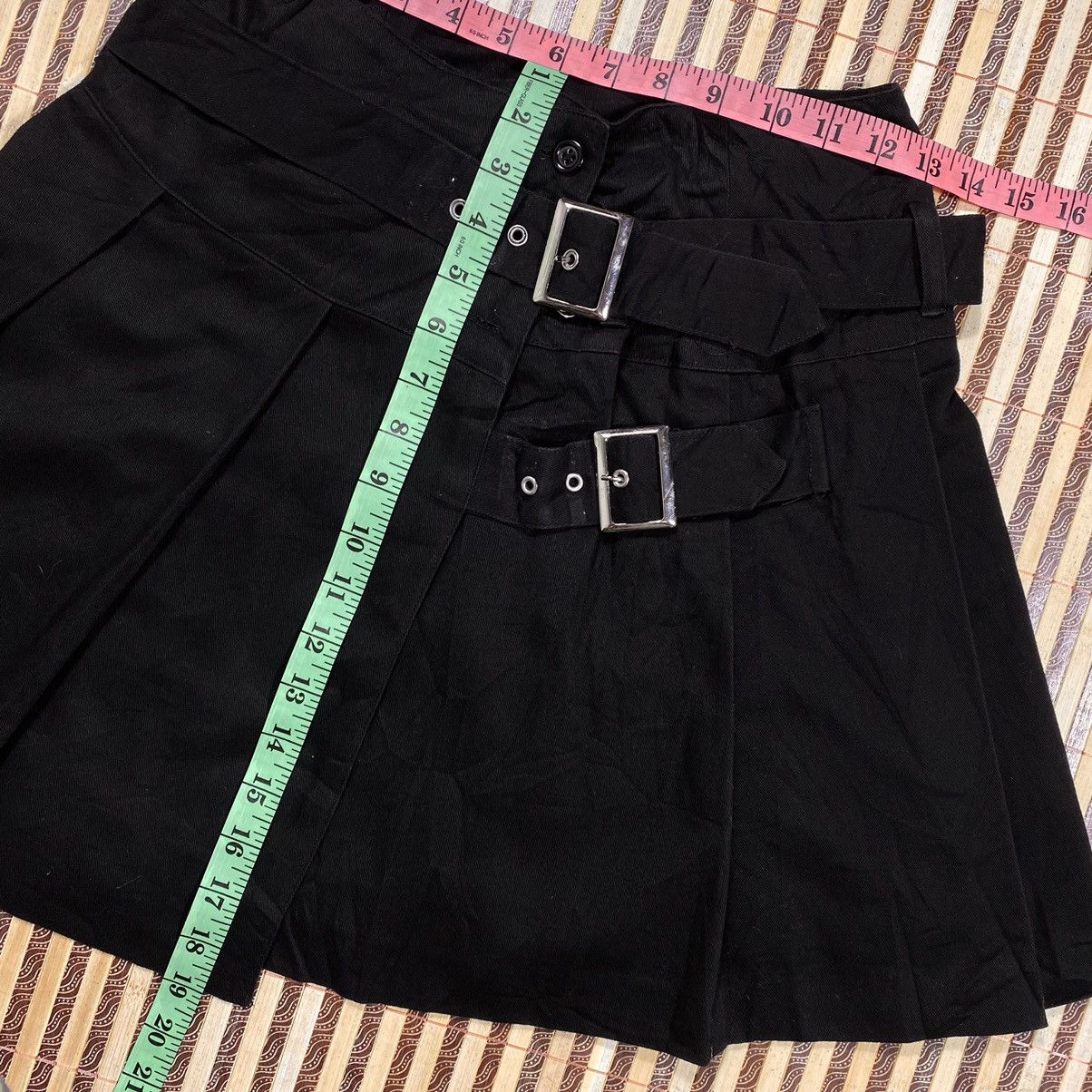 Japanese Brand Rude Mini Skirt By Peace Top Size 26" / US 2 / IT 38 - 3 Thumbnail